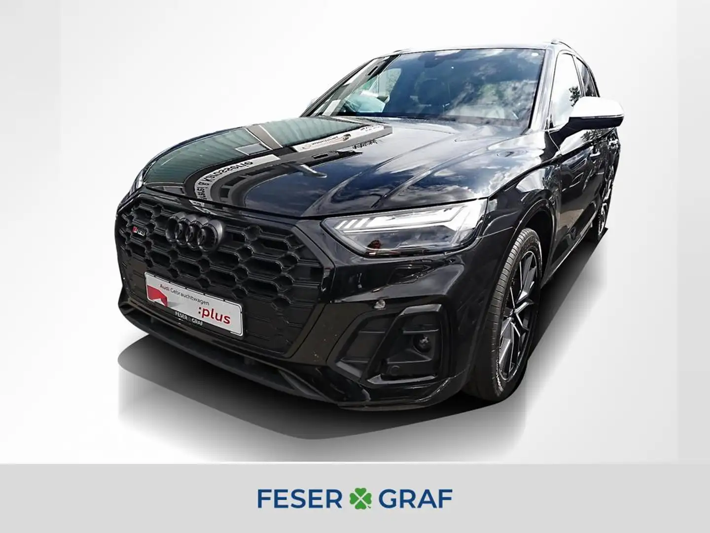 Audi SQ5 TDI Pano Matrix Navi RüKa PDC Zwart - 1