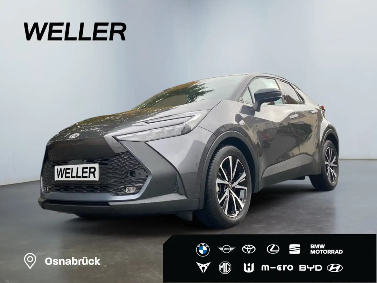 Toyota C-HR 1.8 Hybrid Team D *LED*el Heck*ACC*CAM*SHZ* Grau - 1