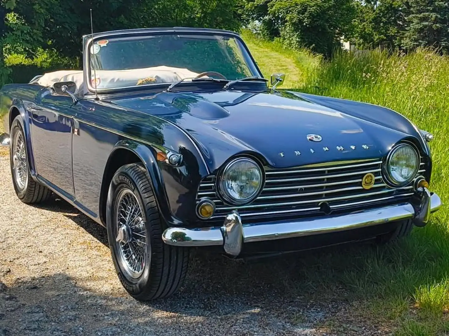 Triumph TR4 A IRS Blau - 1