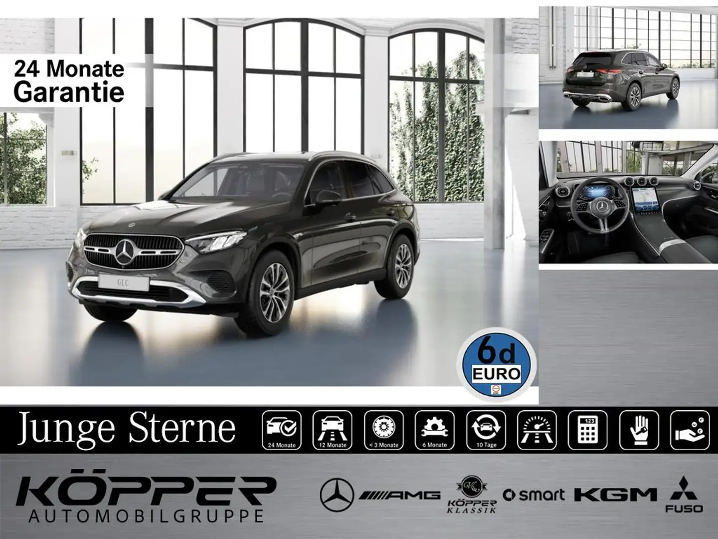 Mercedes-Benz GLC 200 4M Avantgarde Advanced PLUS AHK Standhzg Gris - 1