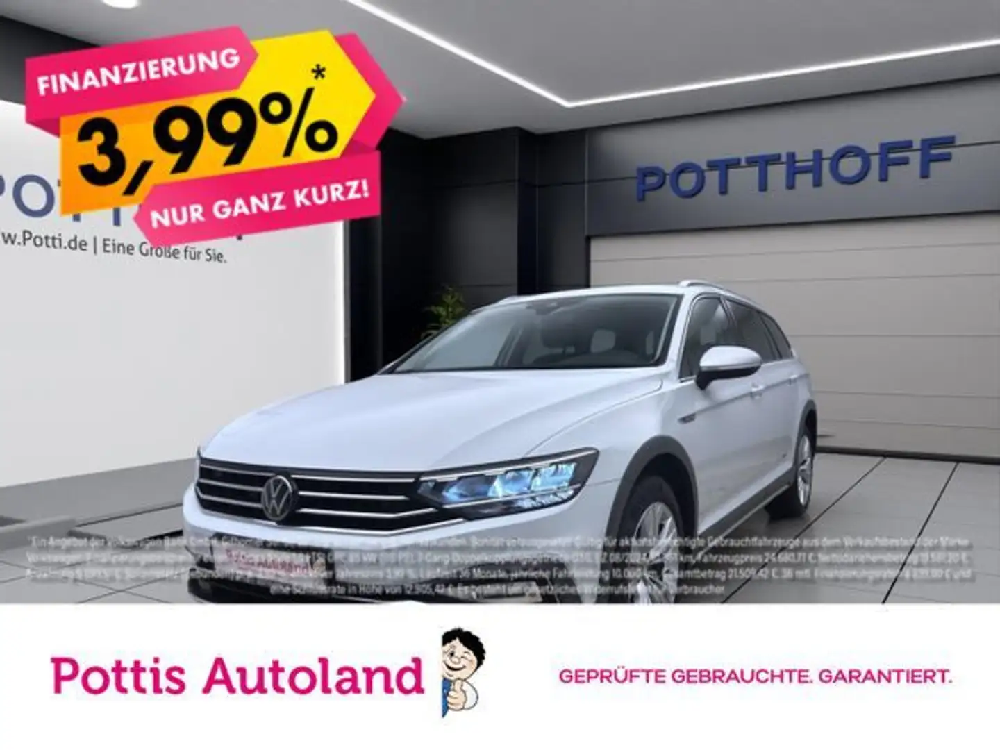 Volkswagen Passat Alltrack 2.0 TDI DSG 4M BUSINESS NAVI KAM Weiß - 1