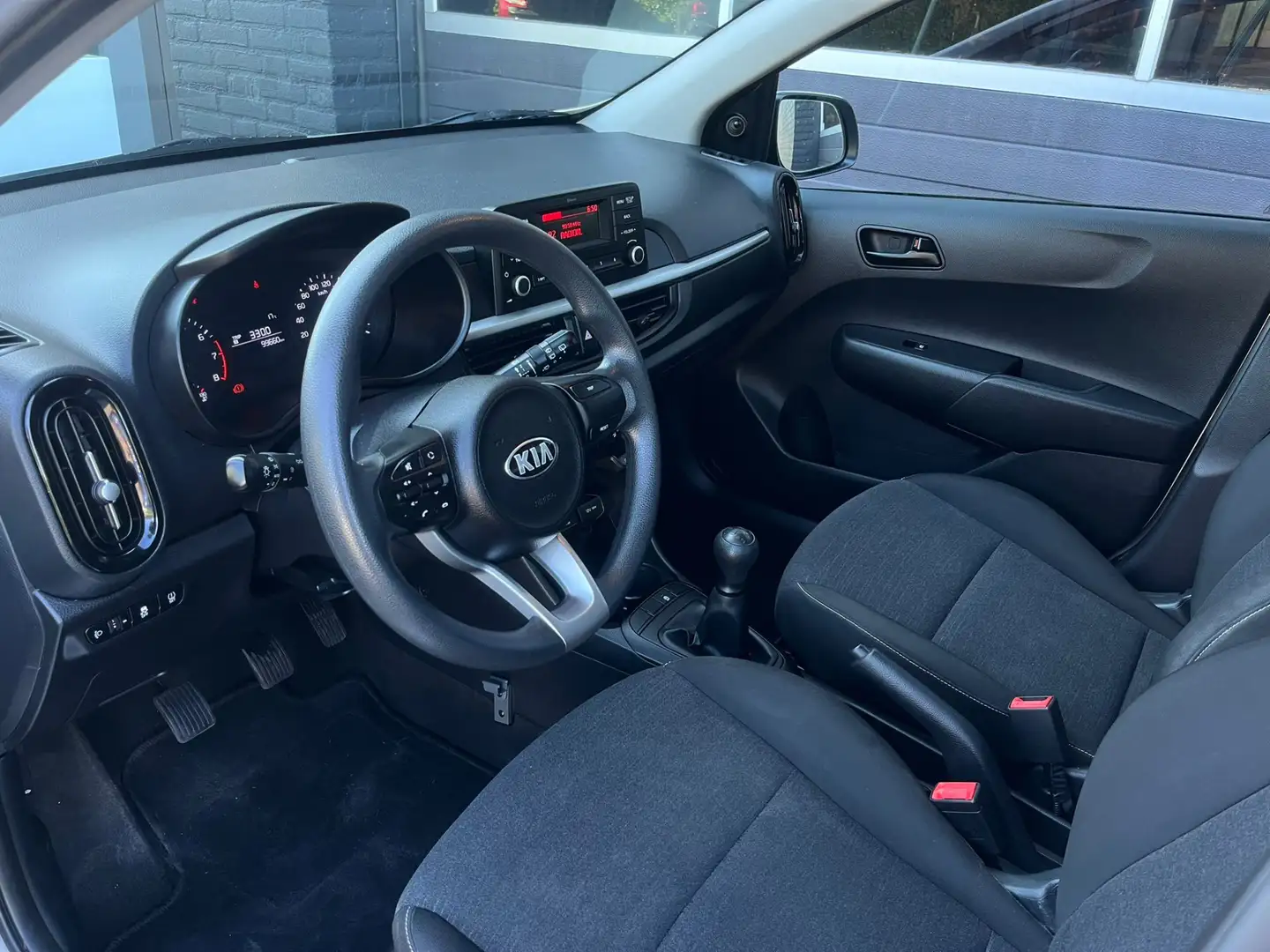 Kia Picanto 1.0 CVVT EconomyPlusLine, Airco, Bluetooth, Radio, Gris - 2