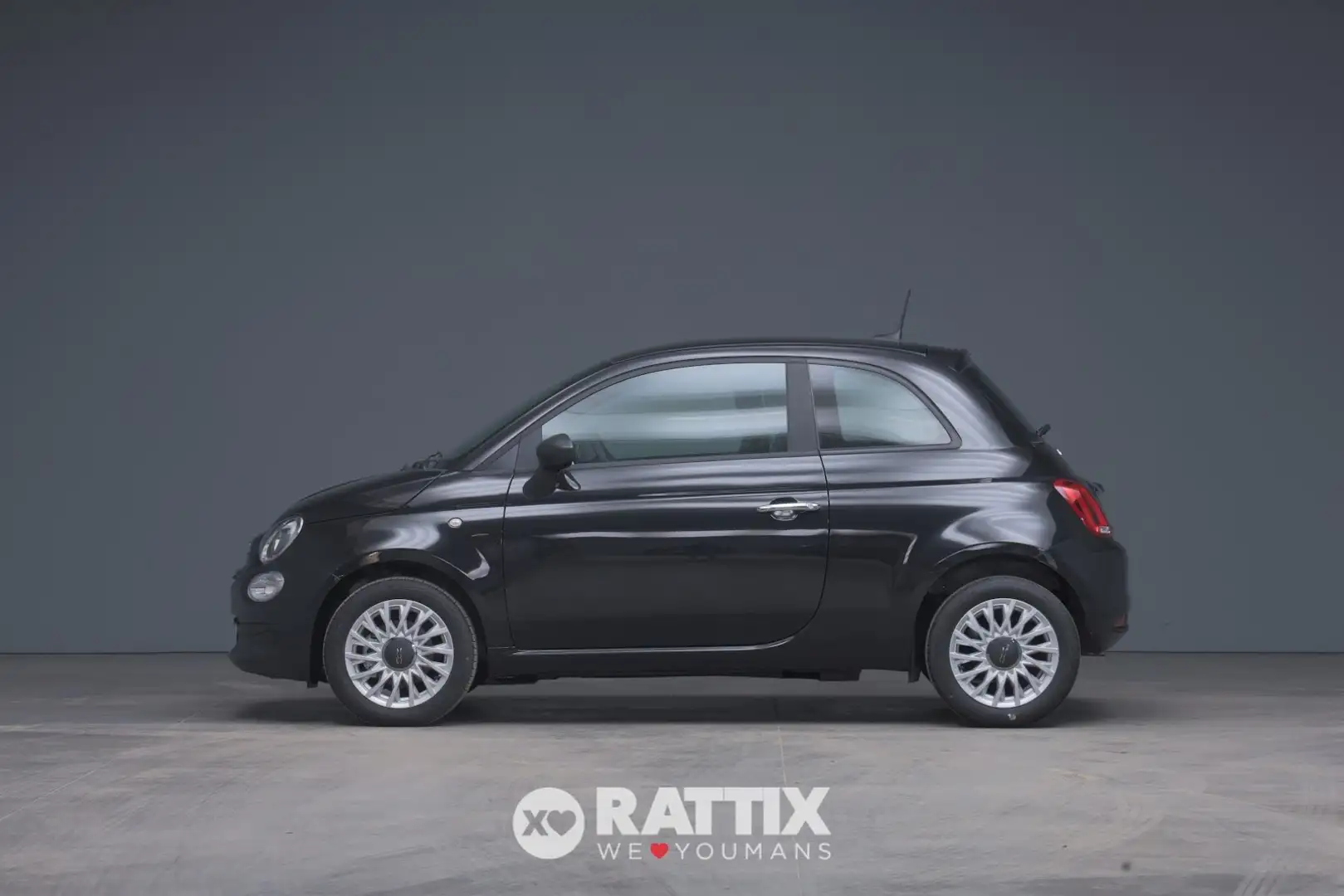 Fiat 500 1.0 Hybrid 70CV Nero - 2