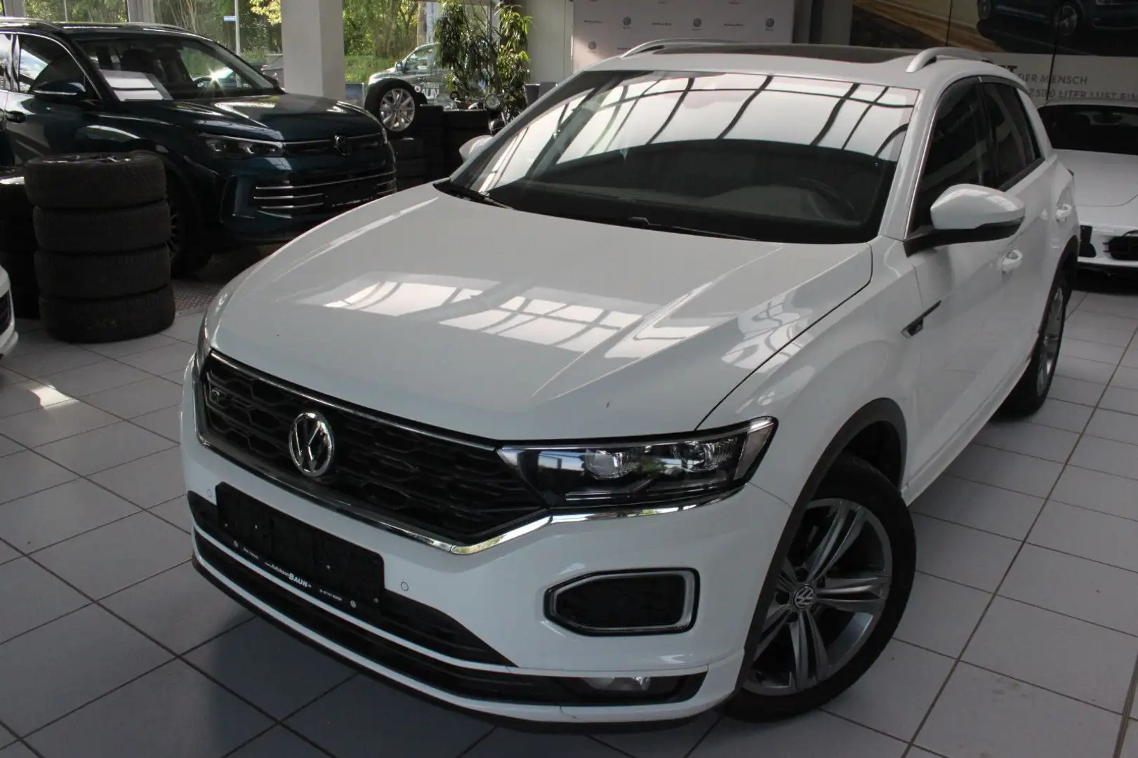 Volkswagen T-Roc /SPORT/DSG/2xR-LINE/PANO/ASSIST+/ALU18"/ELE Blanc - 1
