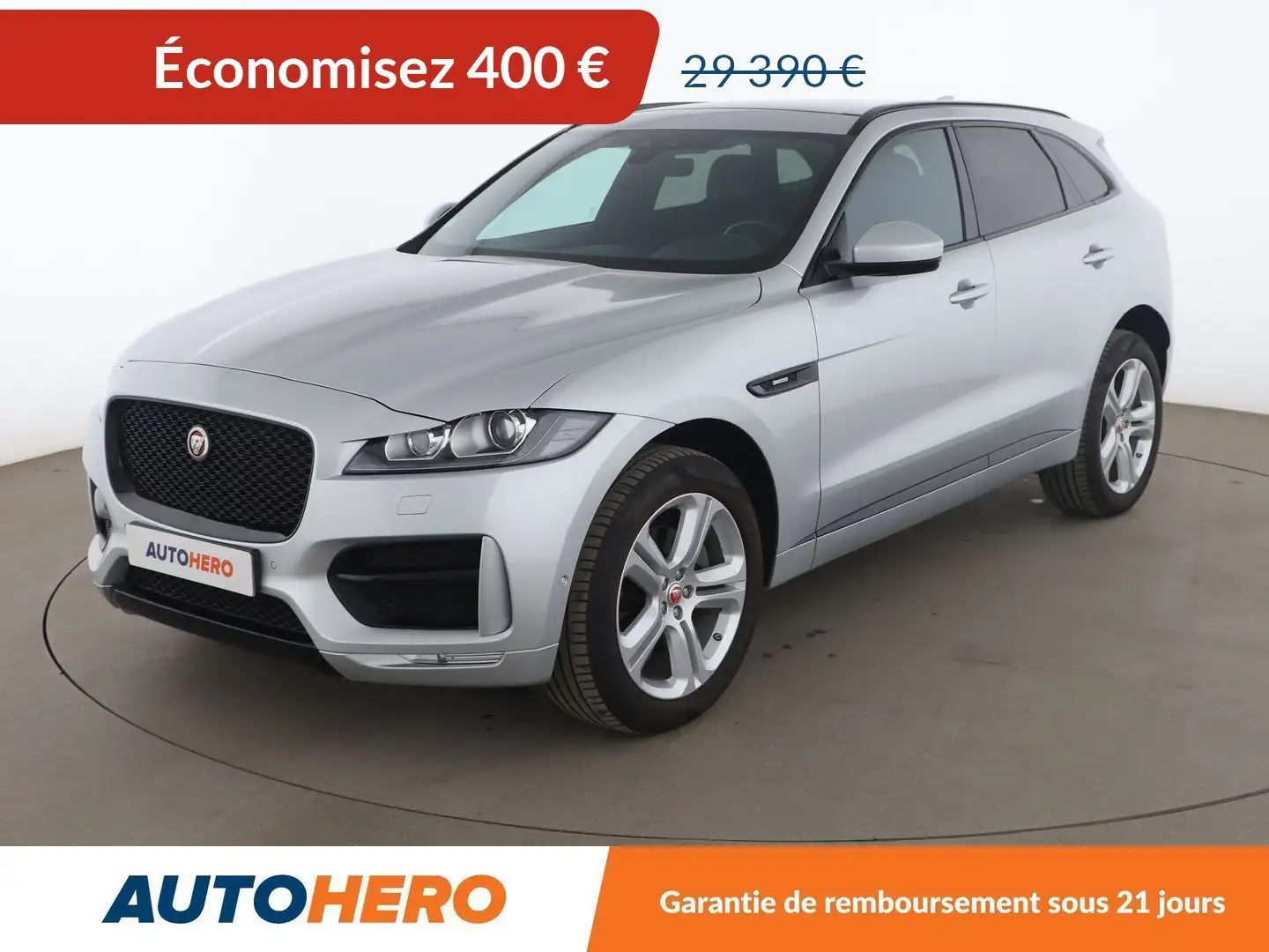 Jaguar F-Pace 3.0 d V6 R-Sport 4x4 BVA8 Сірий - 1
