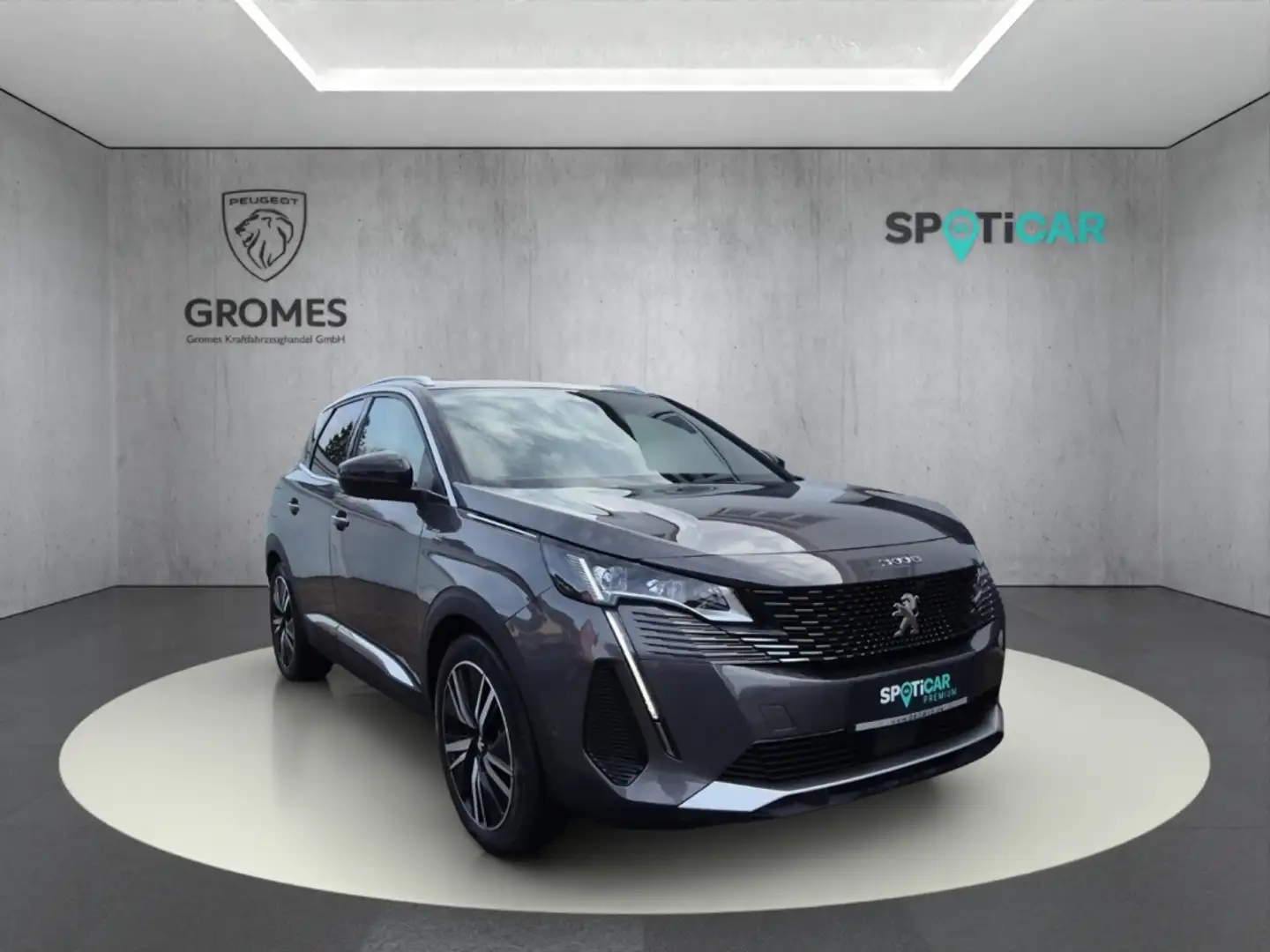 Peugeot 3008 Hybrid 225 GTPK EAT8 PANO Navi AHK Focal Digitales Grau - 1