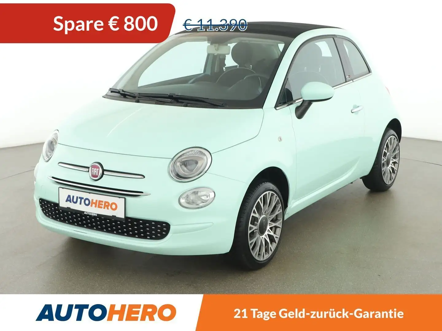 Fiat 500C 1.2 Lounge *TEMPO*KLIMA*BT* Blau - 1