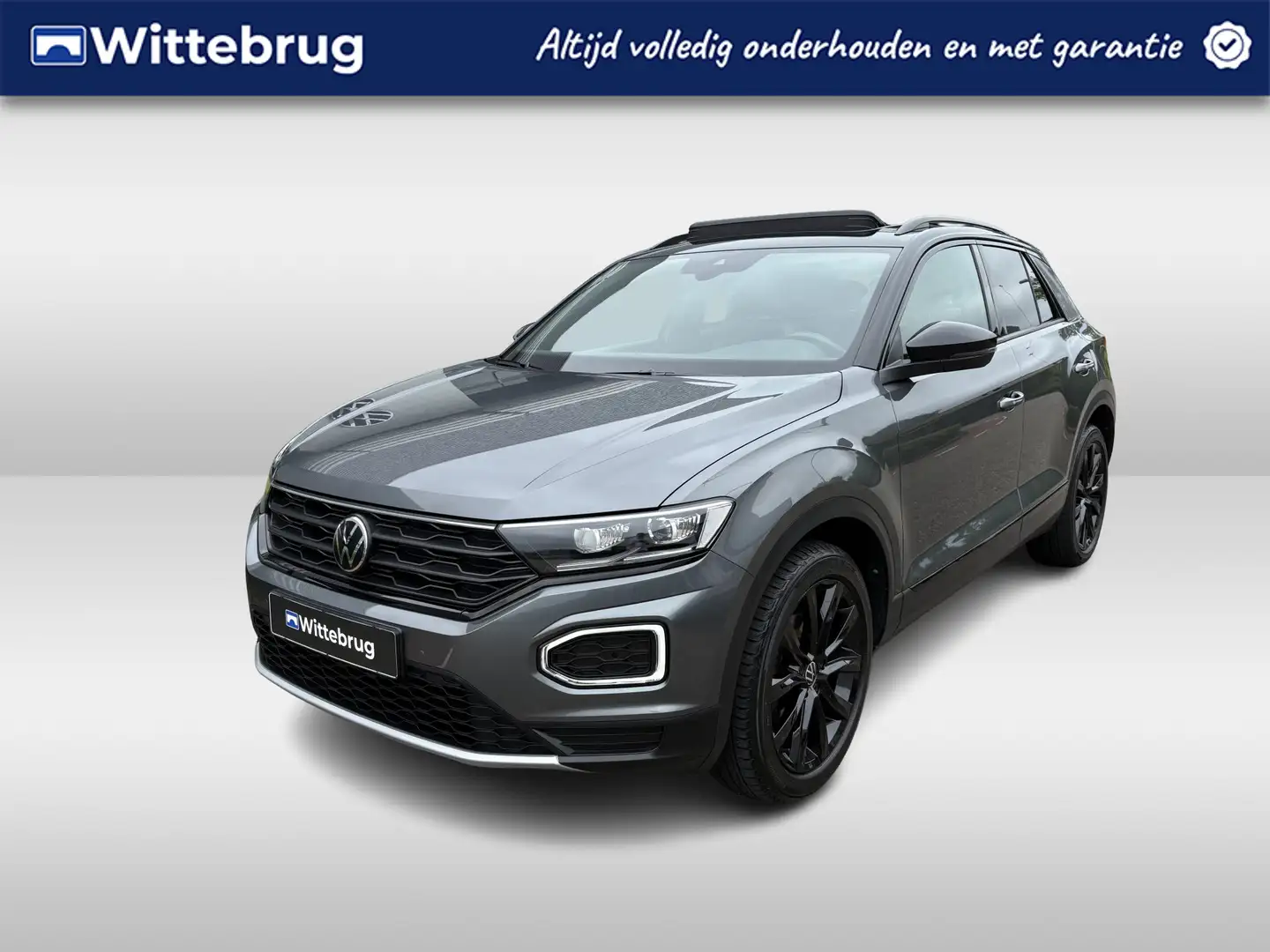 Volkswagen T-Roc 1.5 TSI Sport / Panoramadak / Black Style / Virtua Grijs - 1