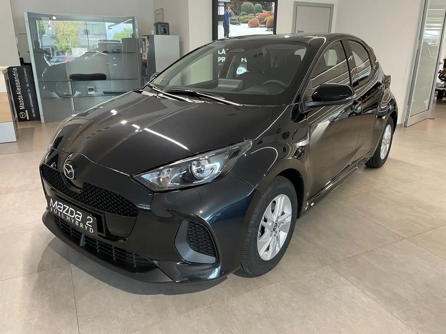 Mazda 2 1.5 full hybrid 116 cv.Centre Line,PRONTA CONSEGNA Nero - 1