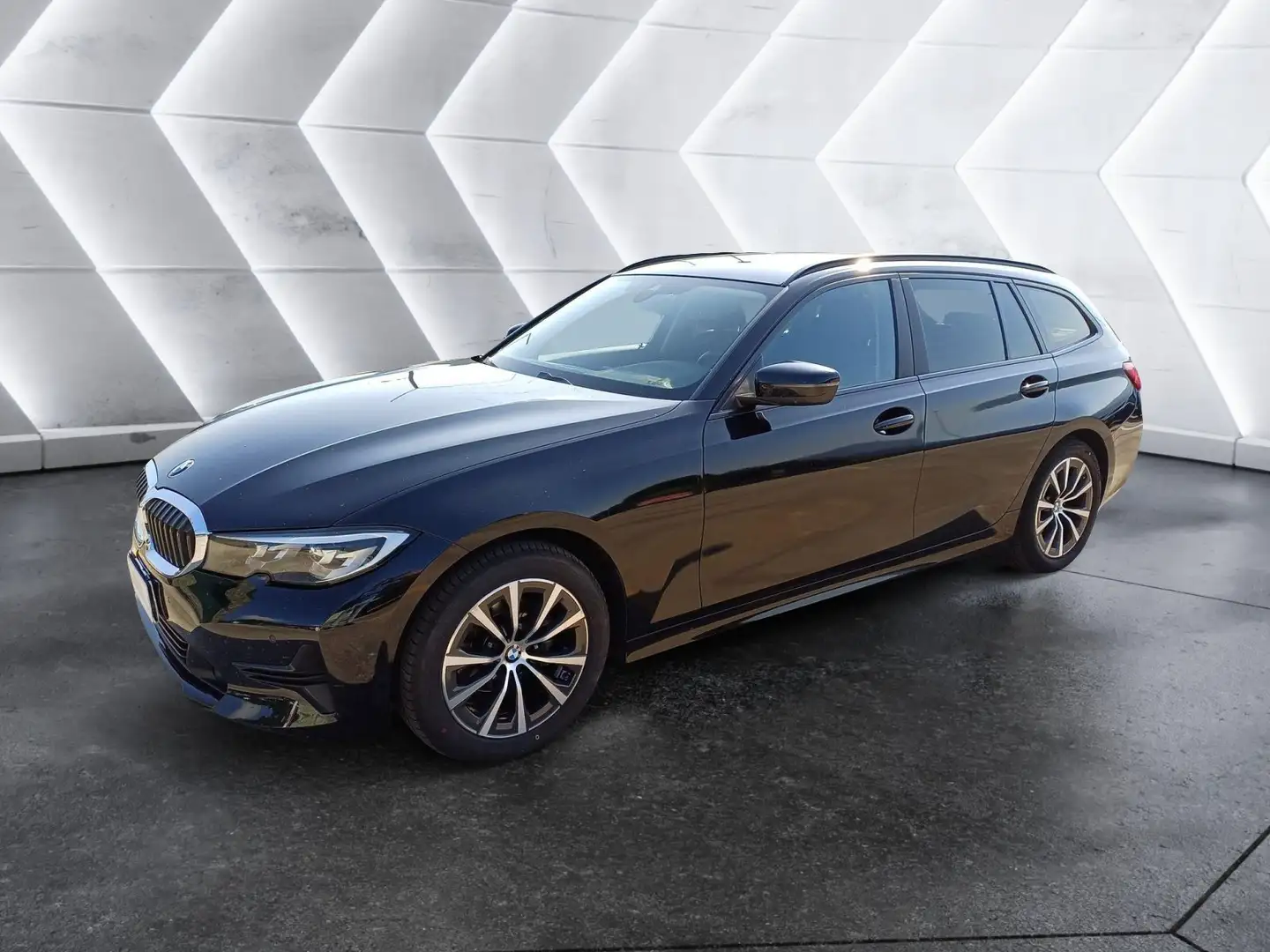 BMW 316 316d Touring mhev 48V Business Advantage auto Nero - 1