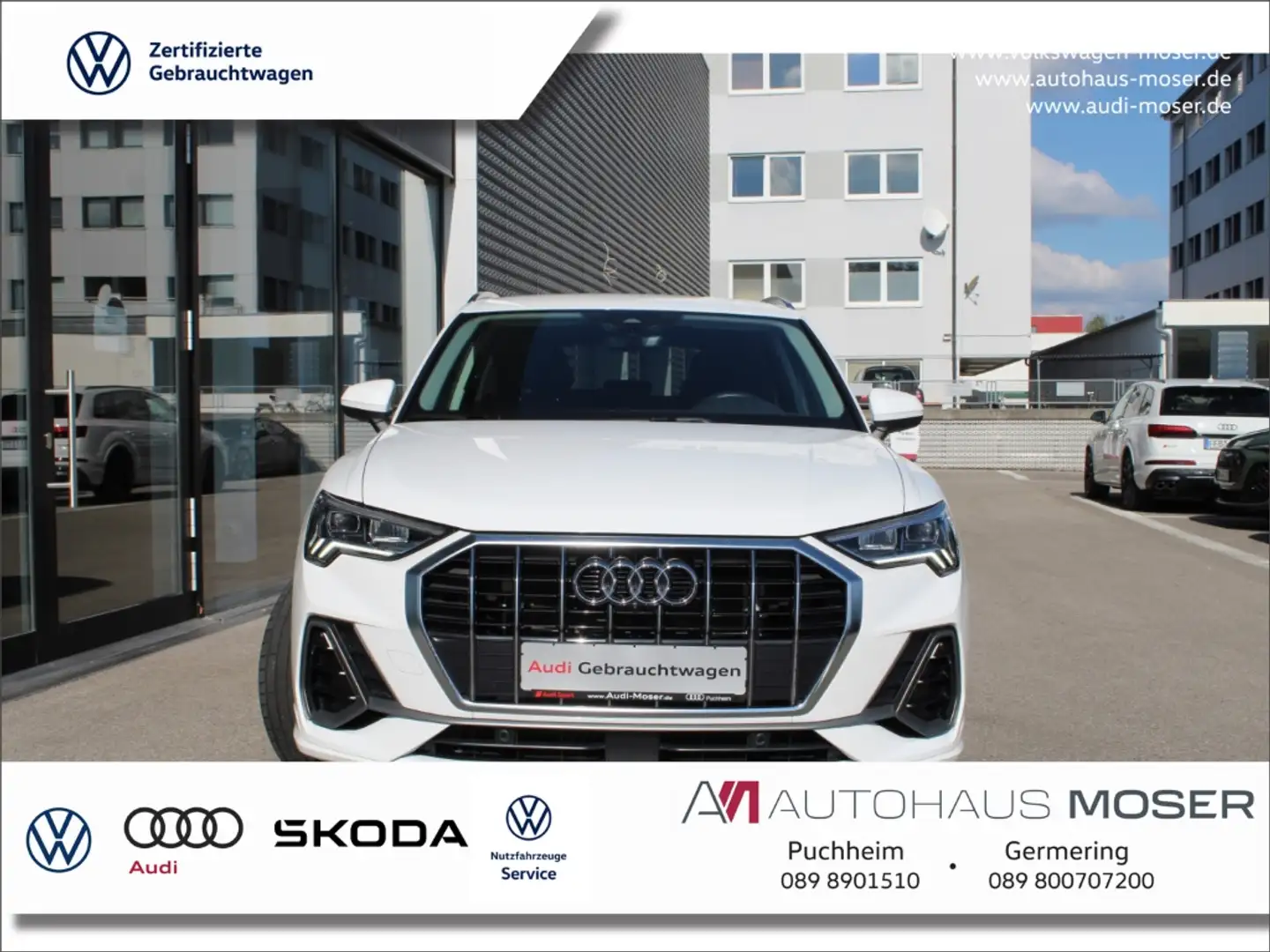 Audi Q3 45 TFSI e Hybrid Str. S-Line*Navi*Assistenz*1HD!! Weiß - 1