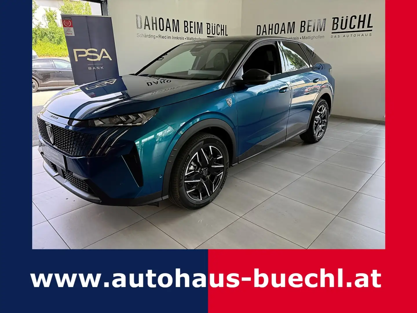 Peugeot 3008 GT Hybrid 145 e-DCS6 Blau - 1