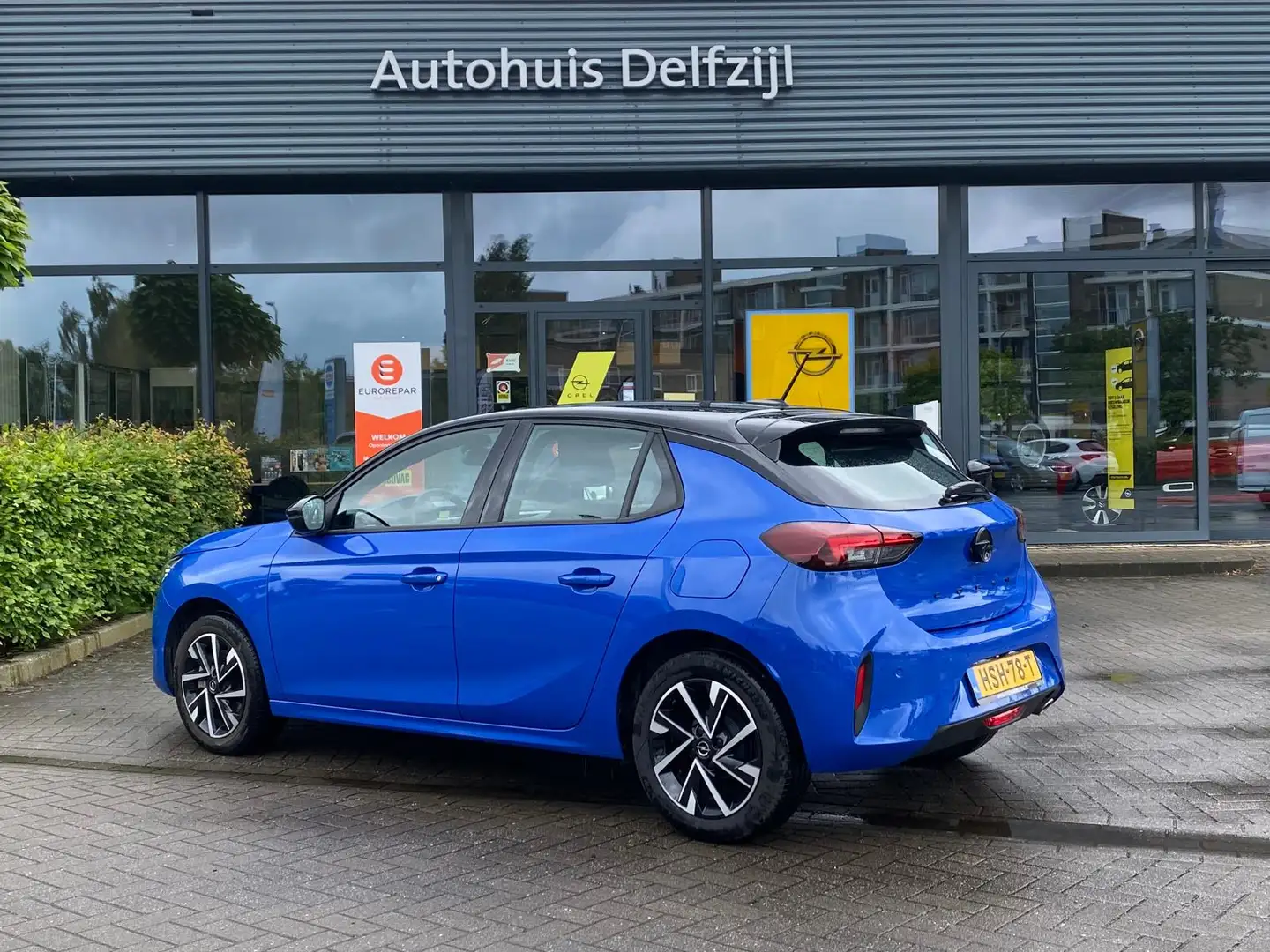 Opel Corsa 1.2 Turbo 100pk Corsa GS Zwart Dak Achterrijcamera Blauw - 2