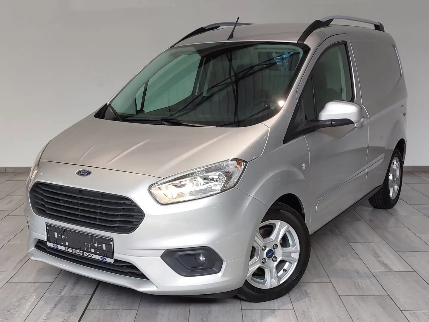 Ford Transit Courier TREND 1.0 EcoBoost 100CV S/S (EU6d)*PARK PILOT* Argent - 1