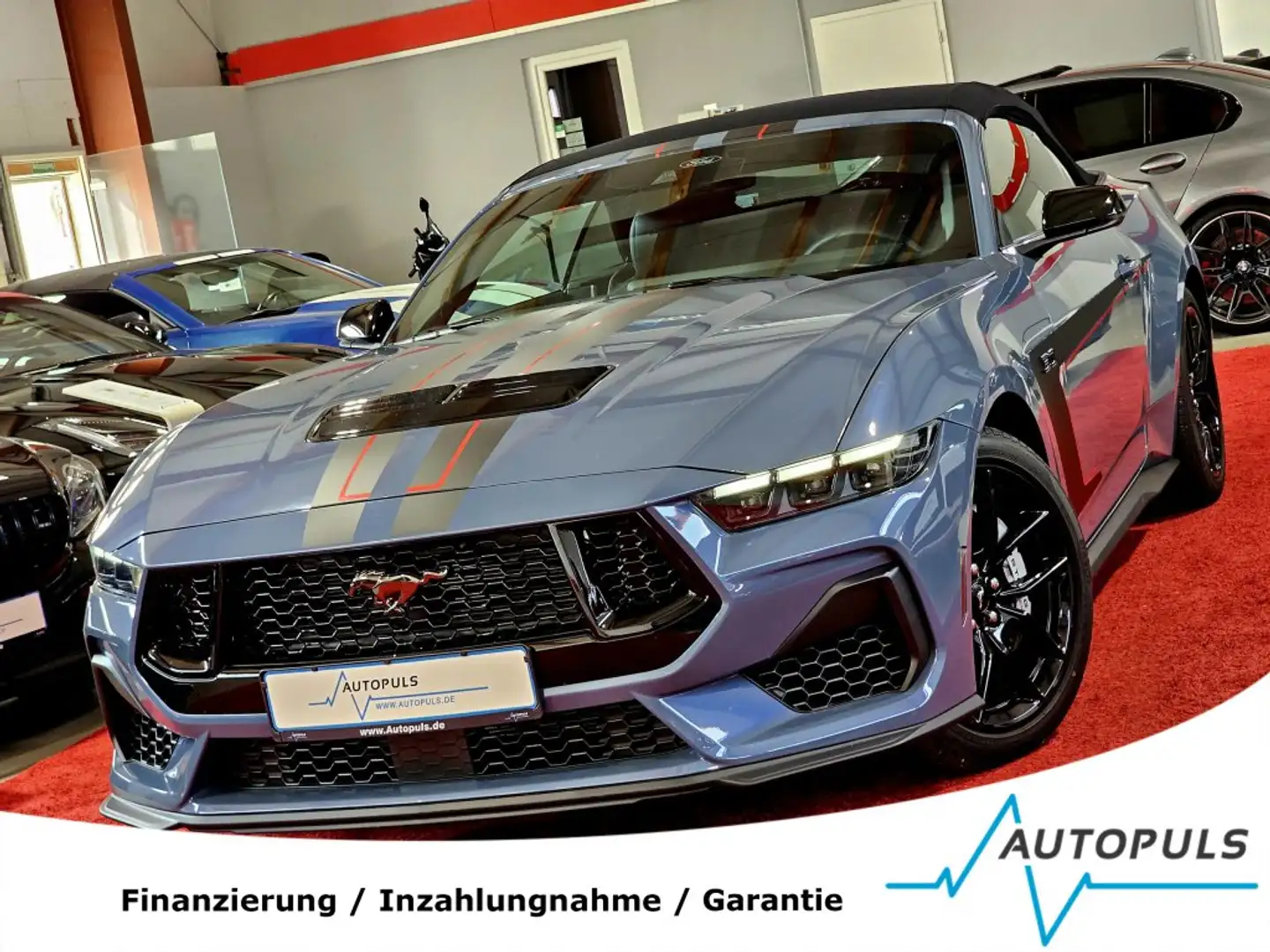 Ford Mustang GT*Dark Horse*ACC*LED*Klappensteuerung* Bleu - 1