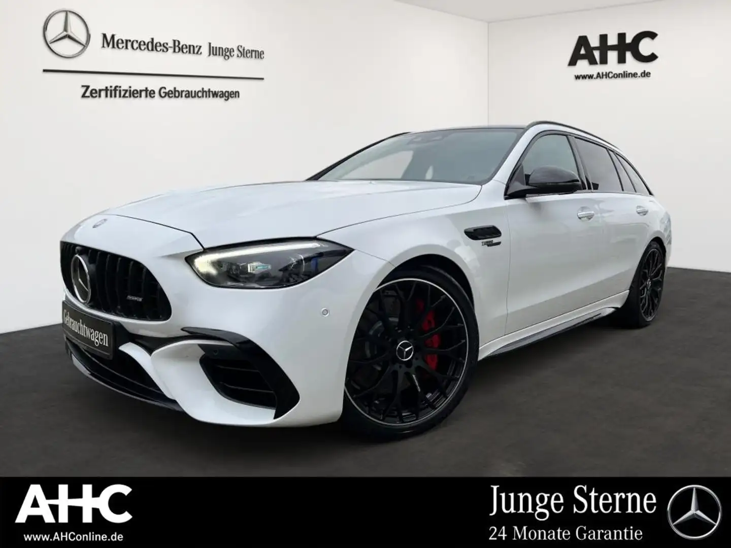 Mercedes-Benz C 63 AMG C 63 S E Performance Pano AHK Memo HUD Sound LED Weiß - 1