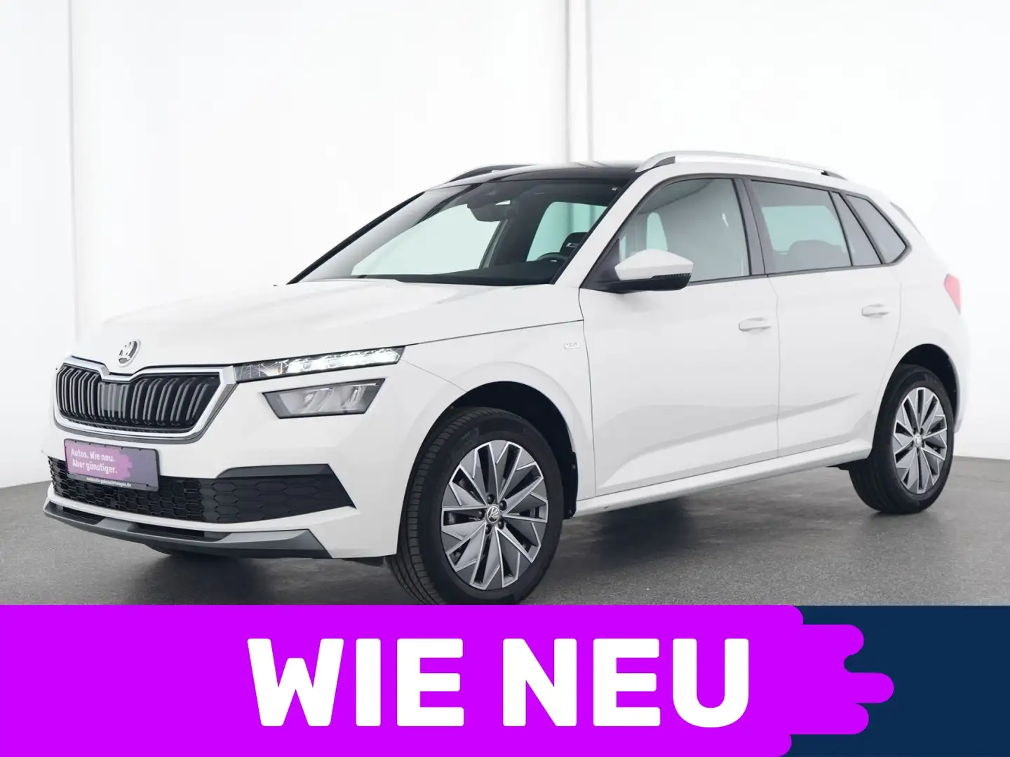 Skoda Kamiq Panorama|AHK|Navi|gationPDC|SHZ|MirrorLink Weiß - 1