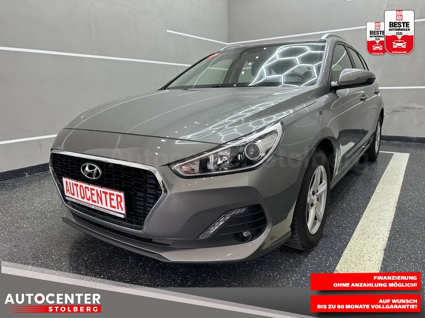 Hyundai i30 Pure "1 HAND-SITZH-KLIMA-CAM-MULTI-ALU" Gris - 1