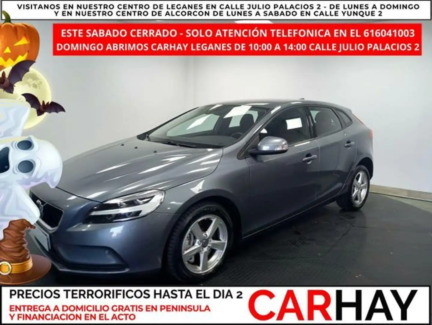Volvo V40 1.5 T2 BLACK EDITION GEAR.GPF Grigio - 1