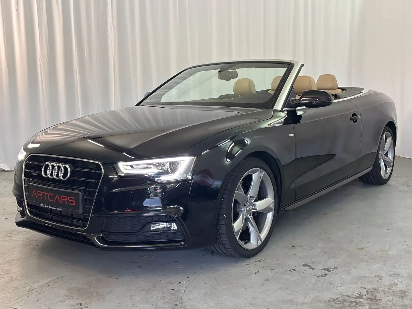Audi A5 3.0 TDI quattro Cabriolet S-Line B&O ACC Lede Schwarz - 1