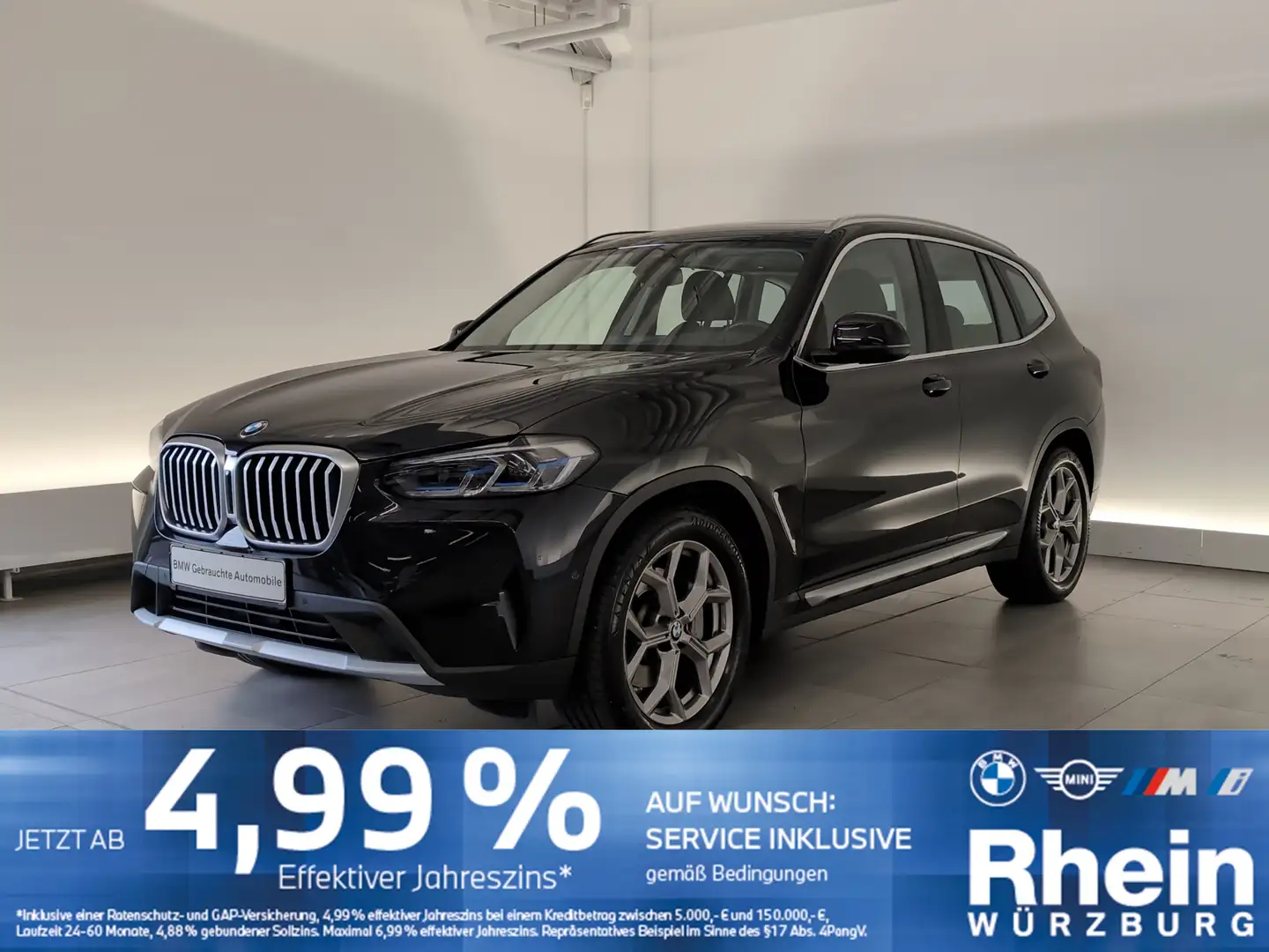 BMW X3 xDrive30d Pano/AHK/DAB Pano/AHK/DAB Negro - 1