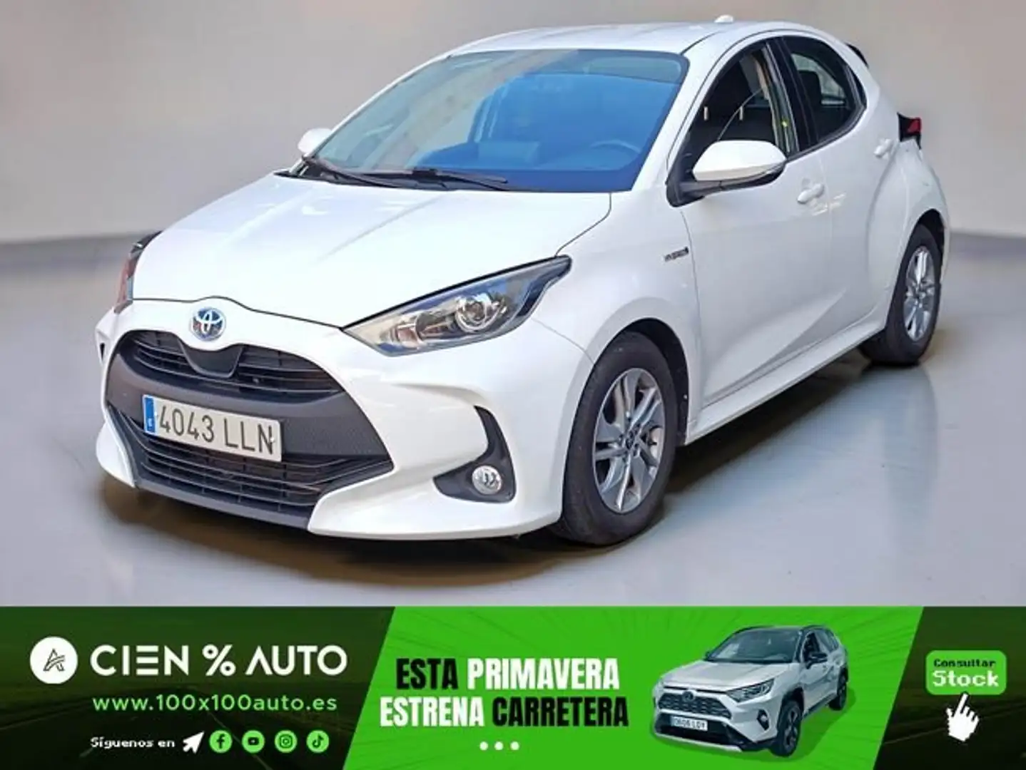 Toyota Yaris 100H 1.5 Active Tech Blanco - 1