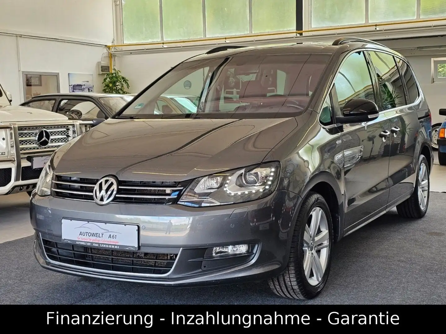 Volkswagen Sharan Match BMT 2.0 TDI LEDER+KAMERA+NAVI+PANO. Gri - 1