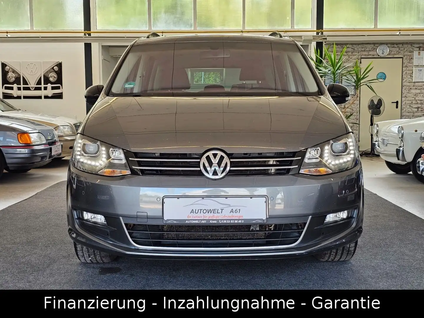 Volkswagen Sharan Match BMT 2.0 TDI LEDER+KAMERA+NAVI+PANO. Gri - 2
