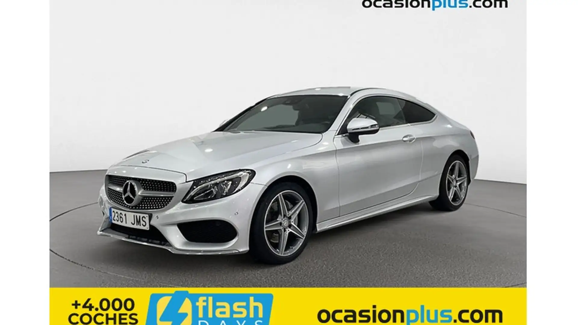 Mercedes-Benz C 220 Coupé 220d 9G-Tronic Zilver - 1