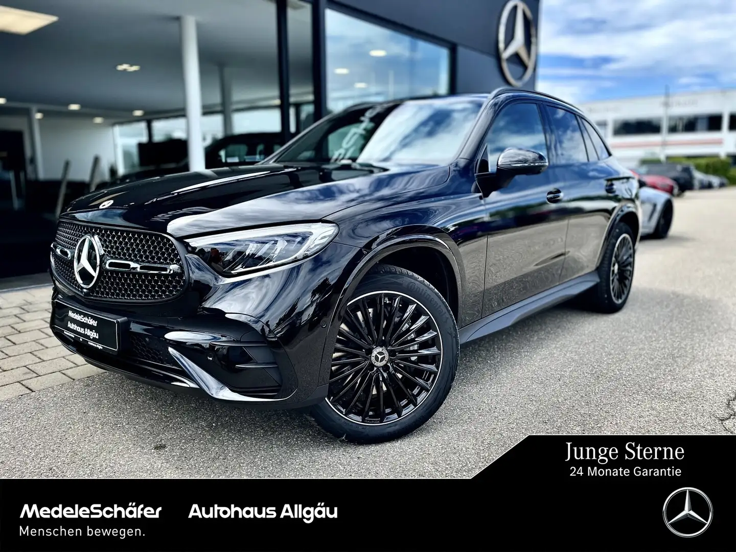 Mercedes-Benz GLC 300 GLC 300 de 4M AMG Night Distr Burm AHK Pano 360° Schwarz - 1