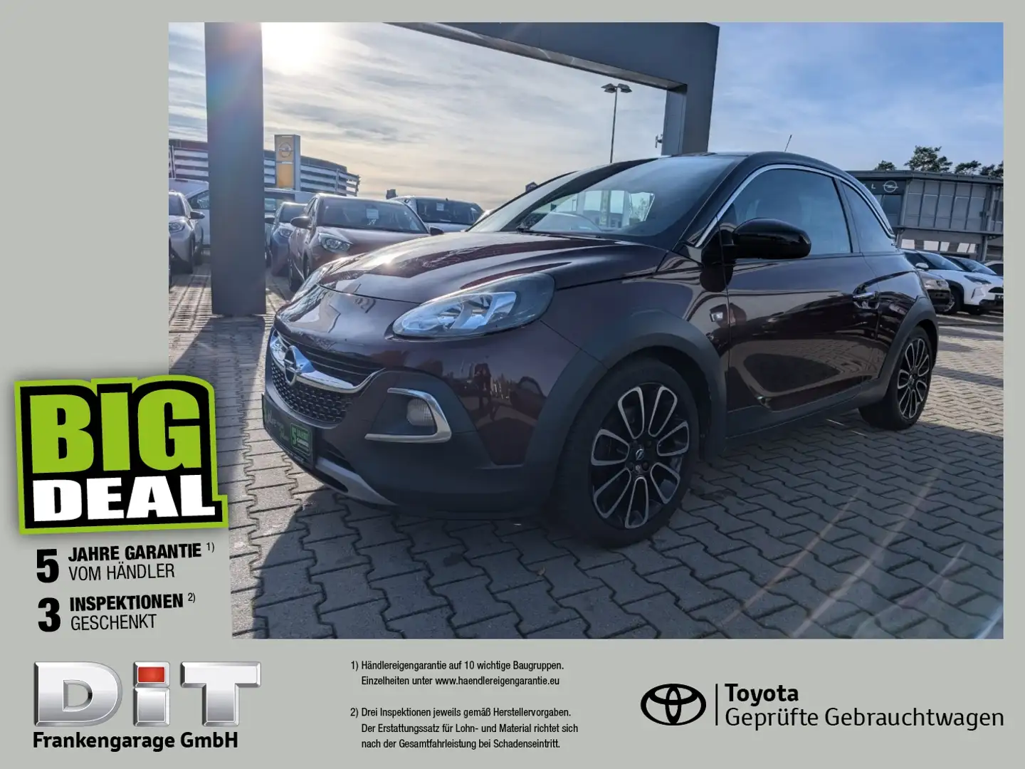 Opel Adam 1.0 Turbo ecoFlex Rocks Sternenhimmel, 8fach Rouge - 1