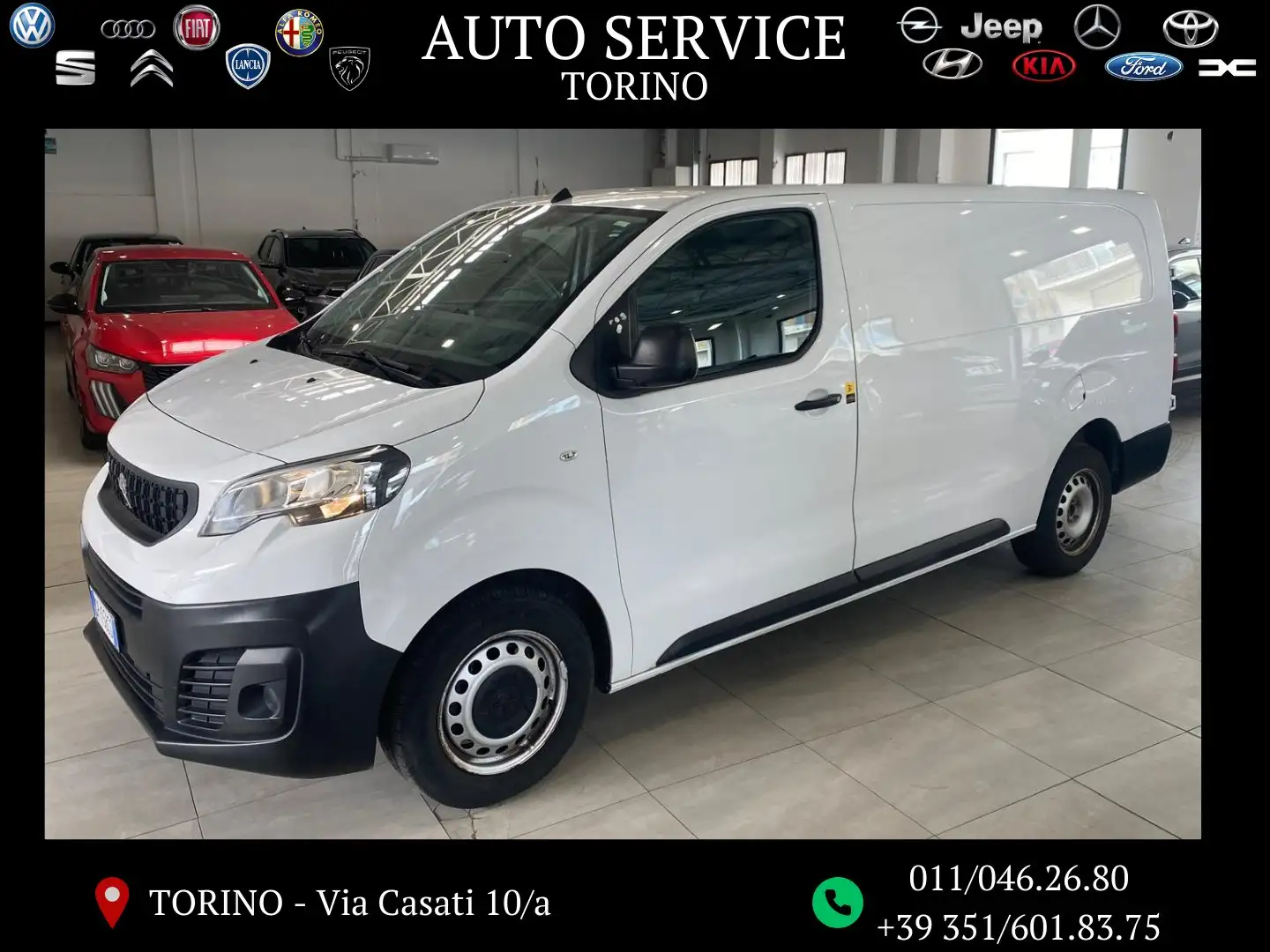 Peugeot Expert 1.5 BlueHDi 102CV Passo Lungo AZIENDALE IVA ESPOST Bianco - 1