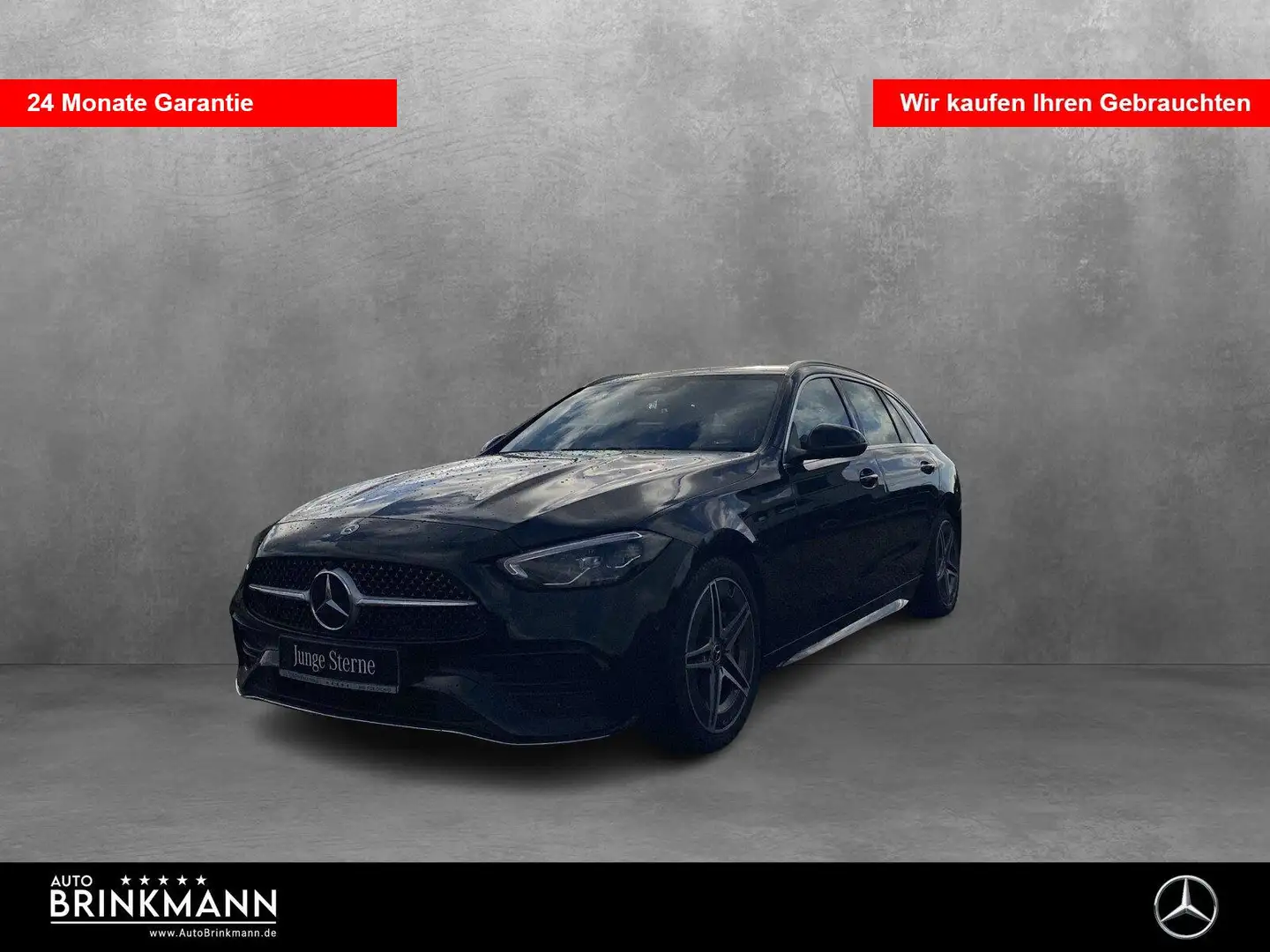 Mercedes-Benz C 220 C 220 d T-Modell AMG Line Exterieur/Panorama/LED Noir - 1