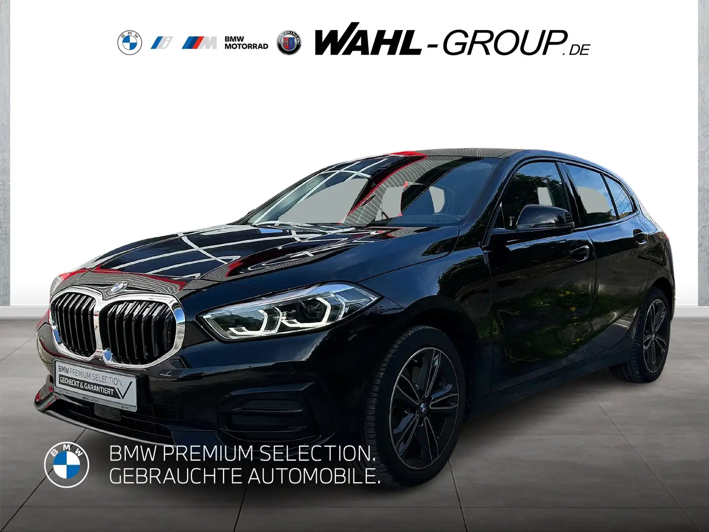 BMW 118 i Sport Line AHK LED Navi HiFi SHZ Nero - 1