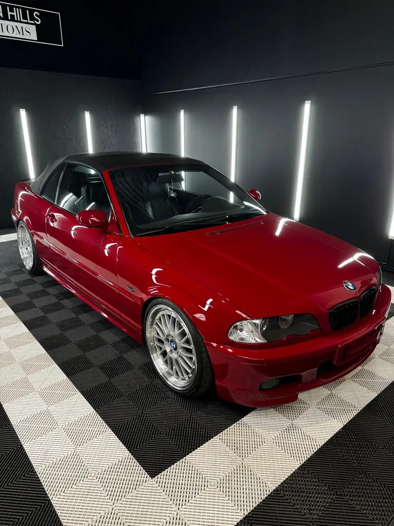 BMW 325 cabrio Rouge - 1