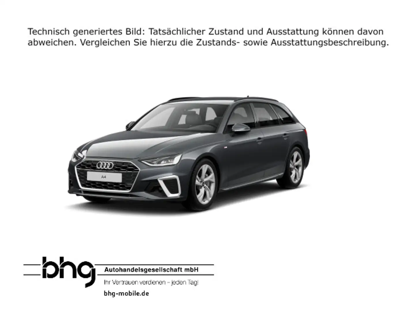 Audi A4 S line 40TDI S tron. Grau - 1
