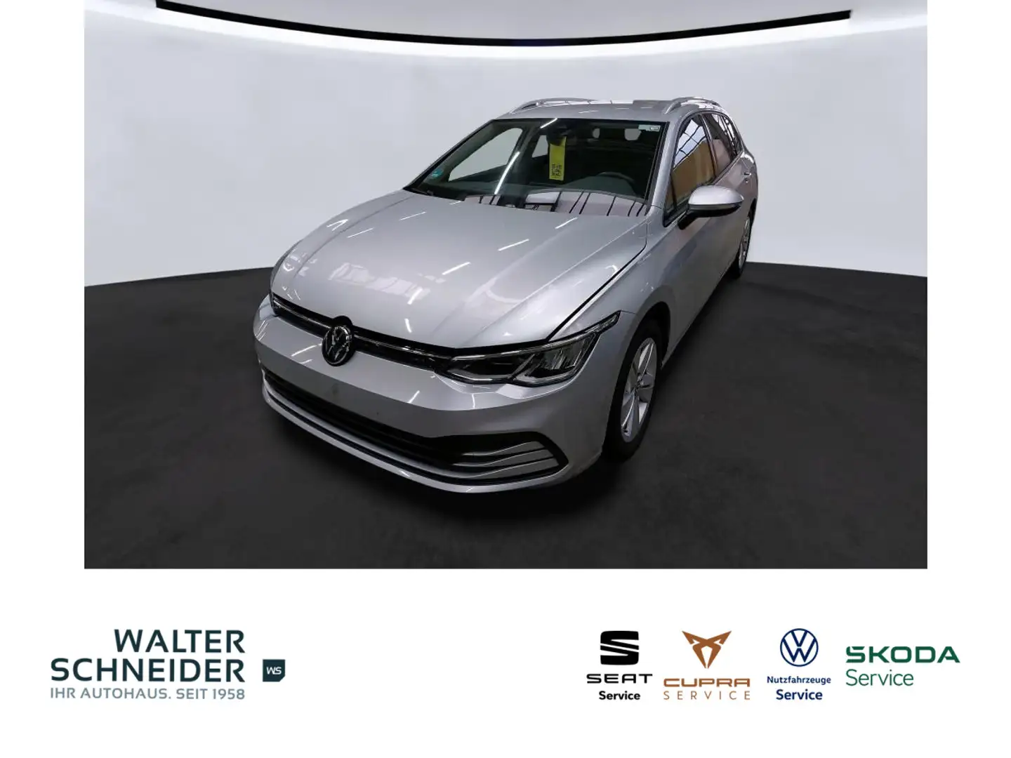 Volkswagen Golf Variant 2.0 TDI DSG Life AHK Navi LED ACC S Silber - 1