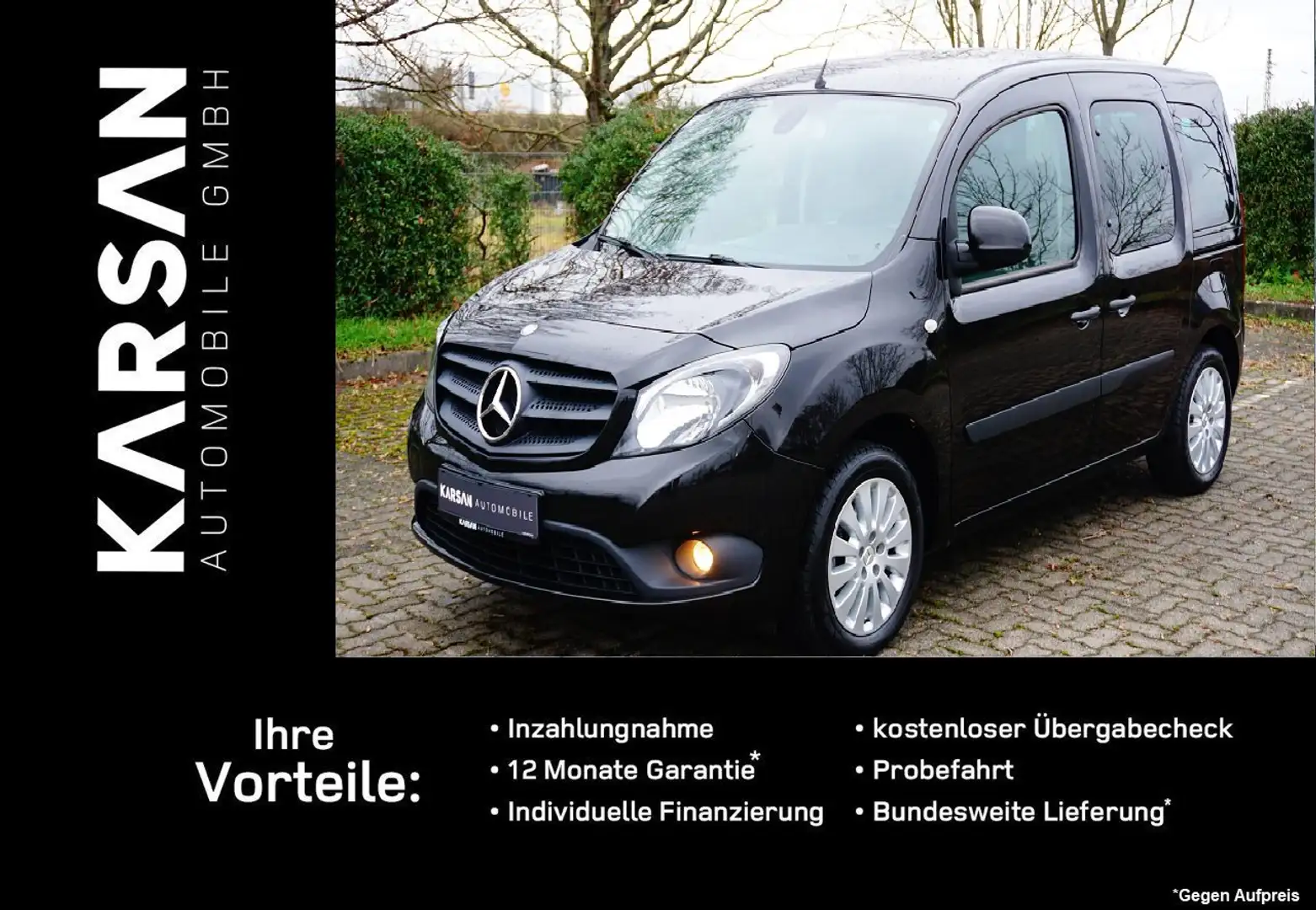 Mercedes-Benz Citan 112 lang (A2)(415.703) PDC/USB/AUX/KLIMA/ Noir - 1