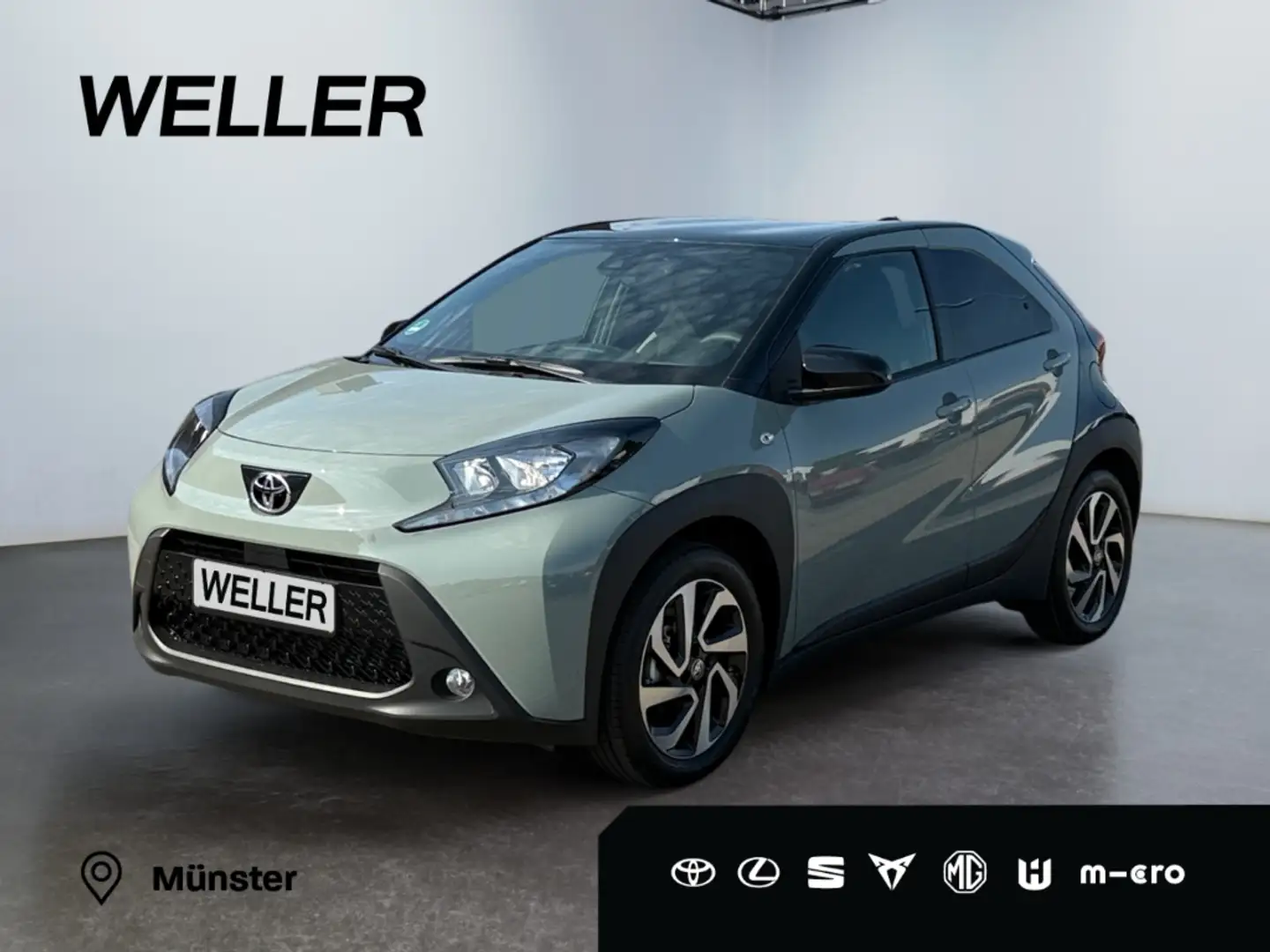 Toyota Aygo X 1.0 VVT-i Teamplayer *LED*CAM*BT* Vert - 1
