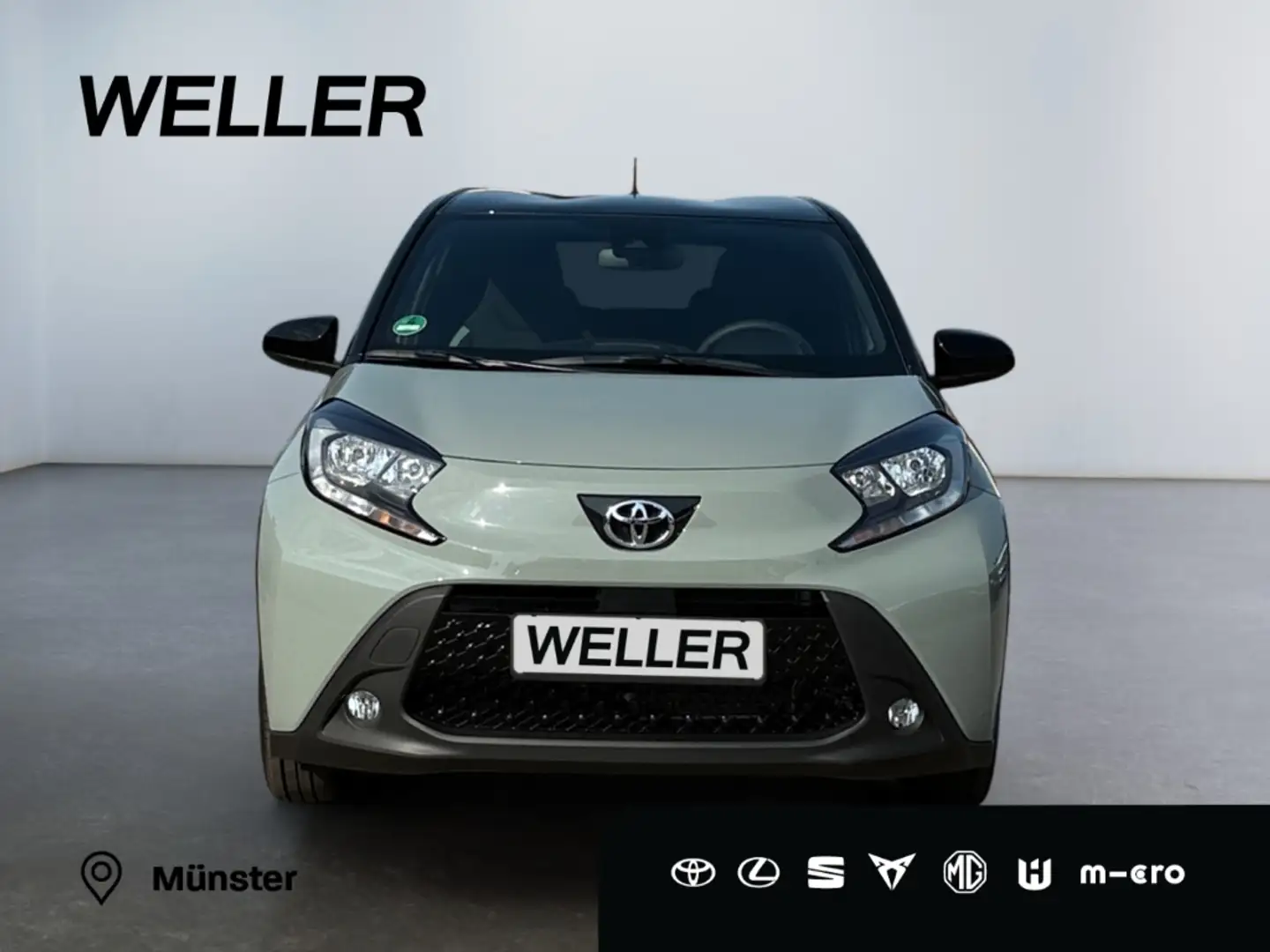 Toyota Aygo X 1.0 VVT-i Teamplayer *LED*CAM*BT* Vert - 2