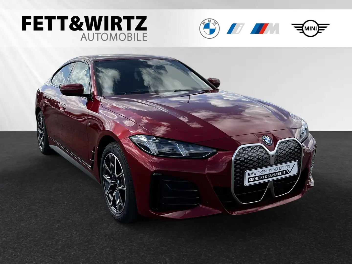 BMW i4 eDrive40 M Sport|AHK|Glasdach|LCProf. Rot - 1