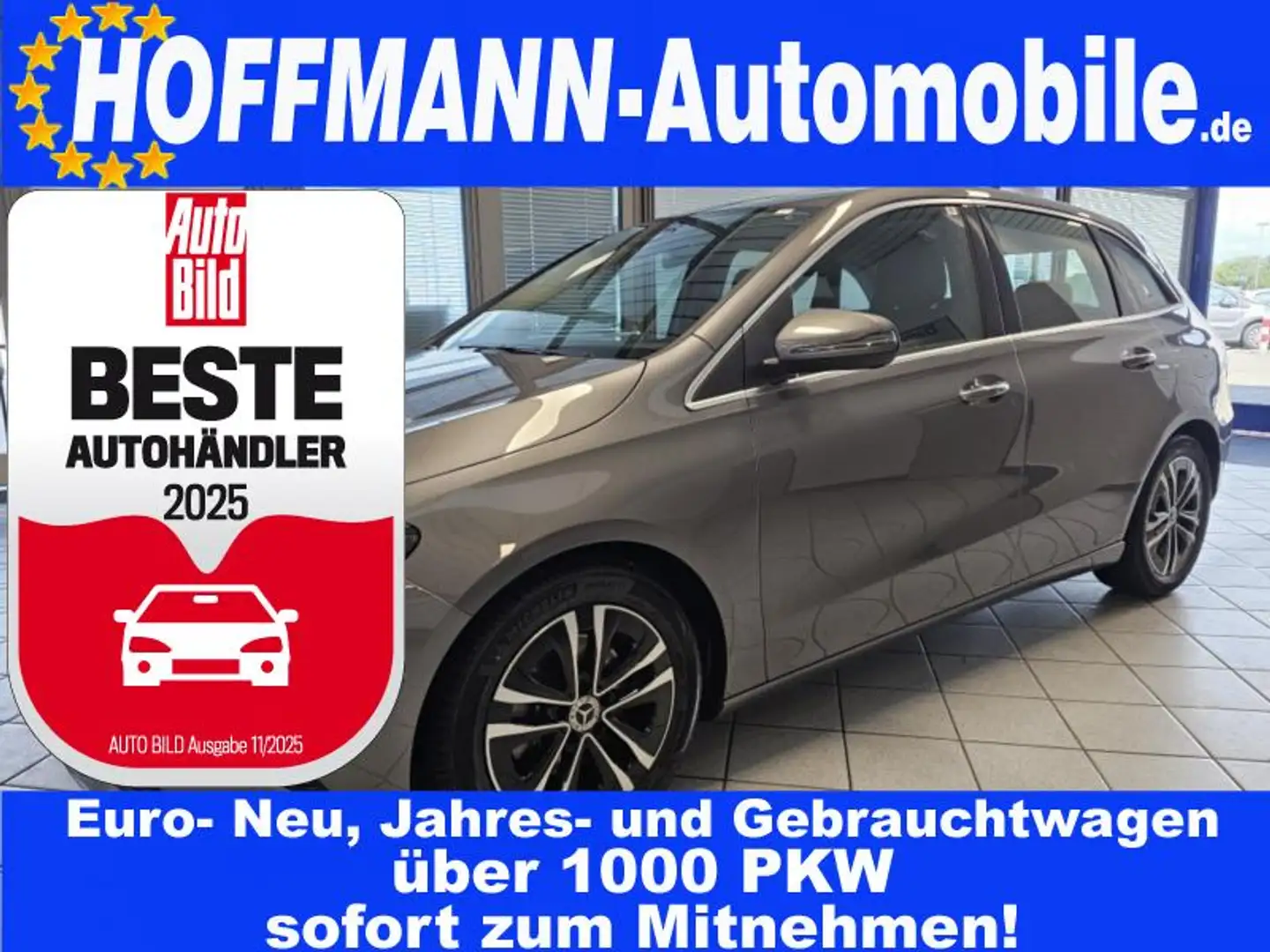 Mercedes-Benz B 180 Progressive Adv. Plus elHeckkl,Parkass+Kam Grau - 1