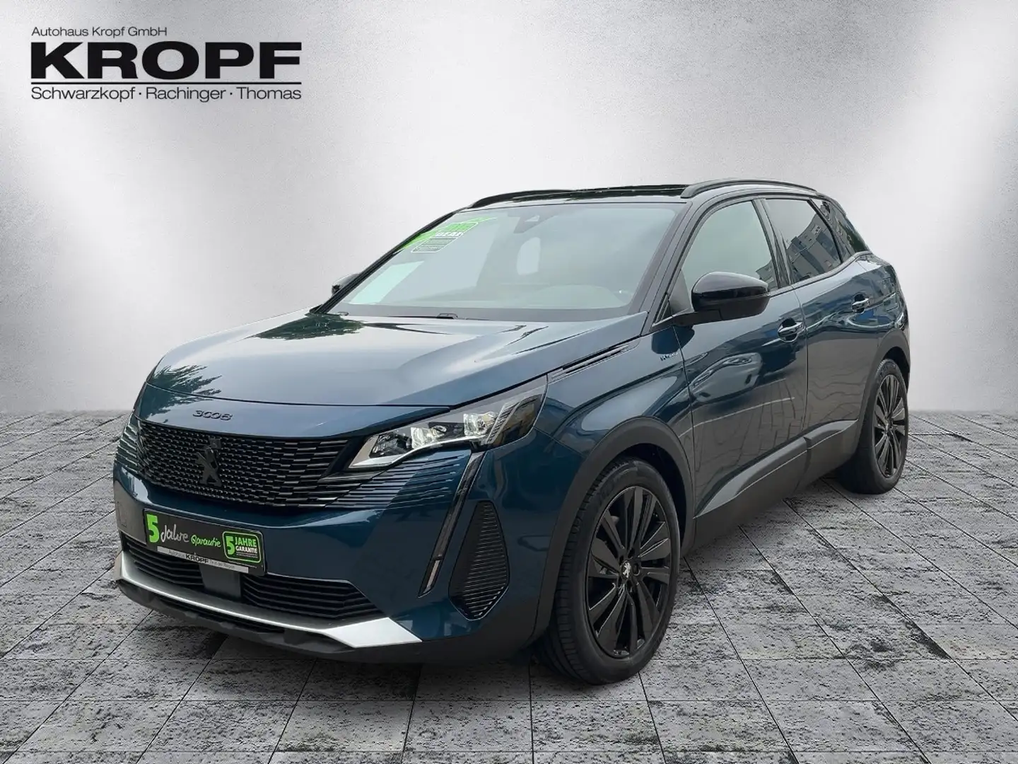 Peugeot 3008 1.6 225 GT FLA Pano 360 el.Heck LM KAM PDC Azul - 2