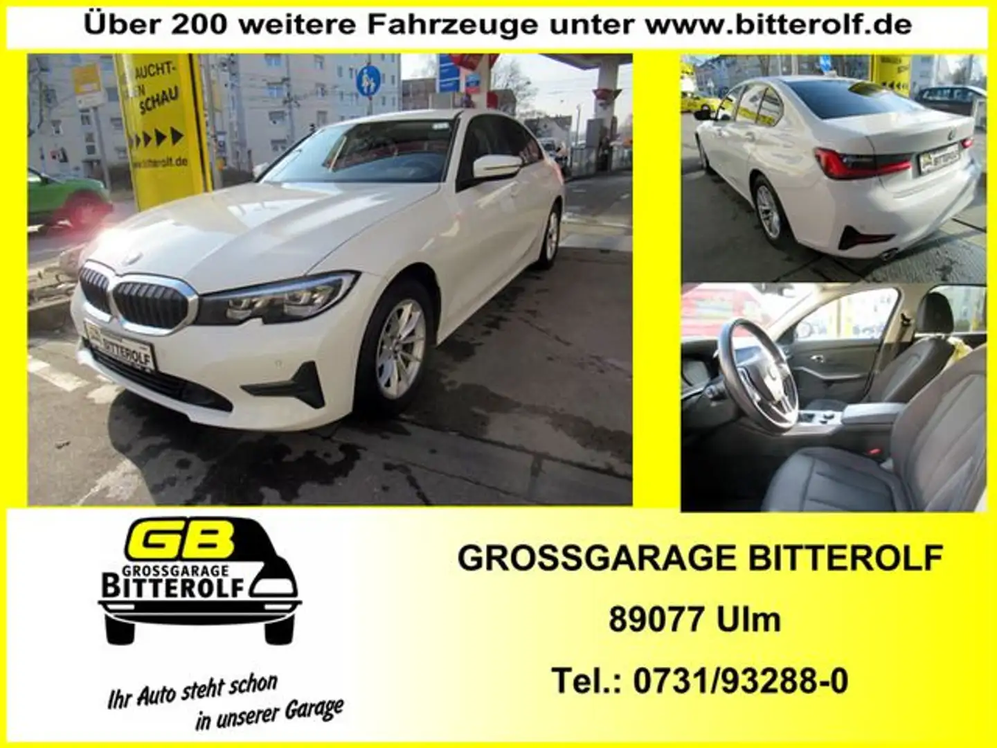 BMW 318 d LIMOUSINE Advantage Navi/SHZ/LED/Temp/PDC Weiß - 1