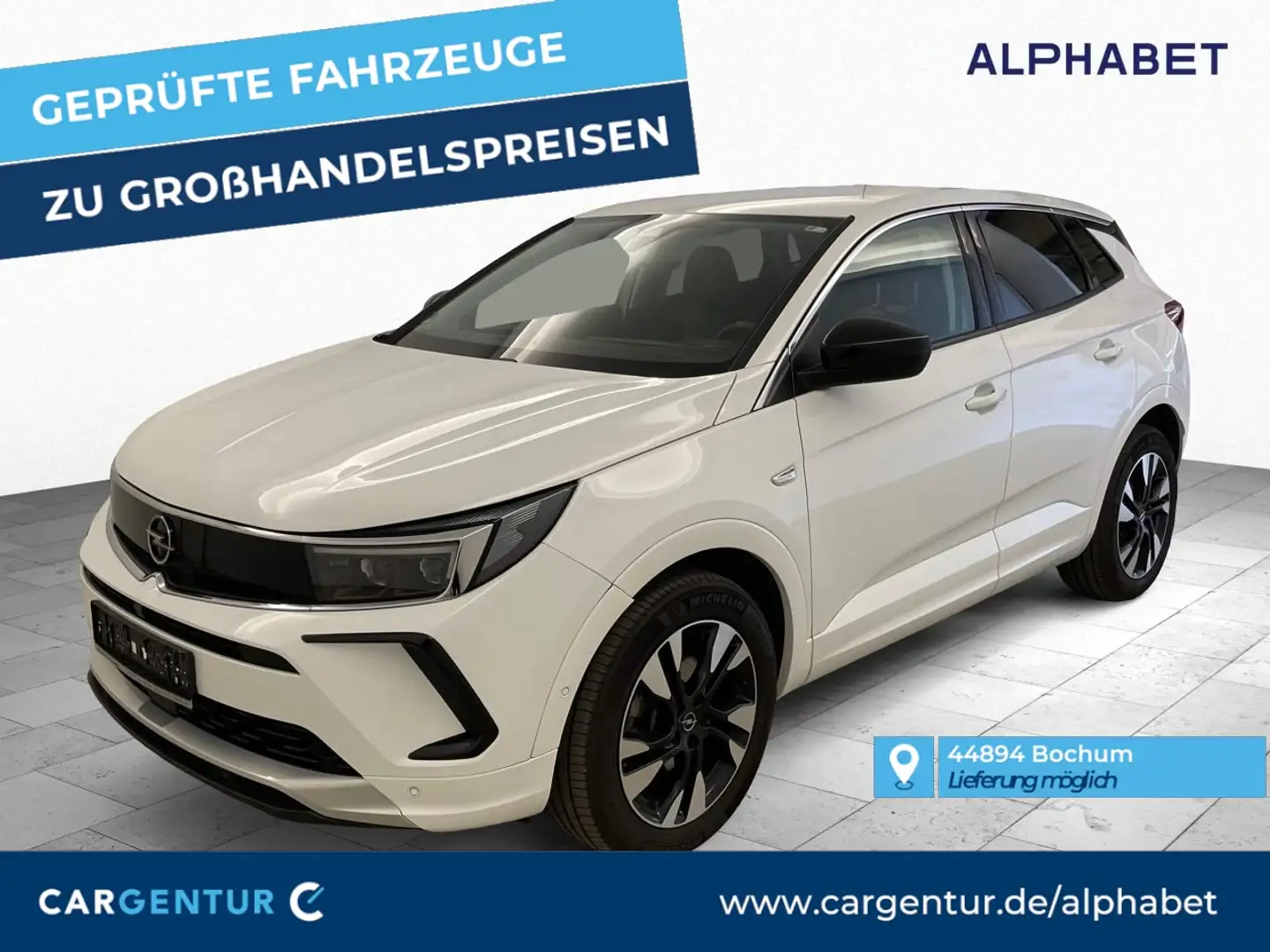 Opel Grandland AHK Lane Navi RKam LED Biały - 1