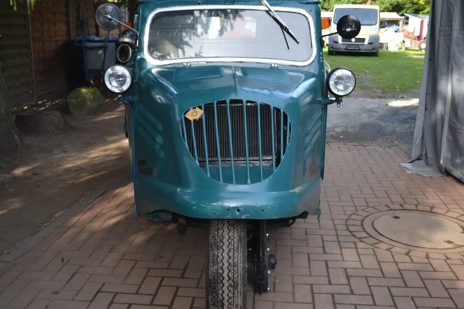 Sonstige Marken Oldtimer Tempo A400 " Pritschenwagen " Grün - 2