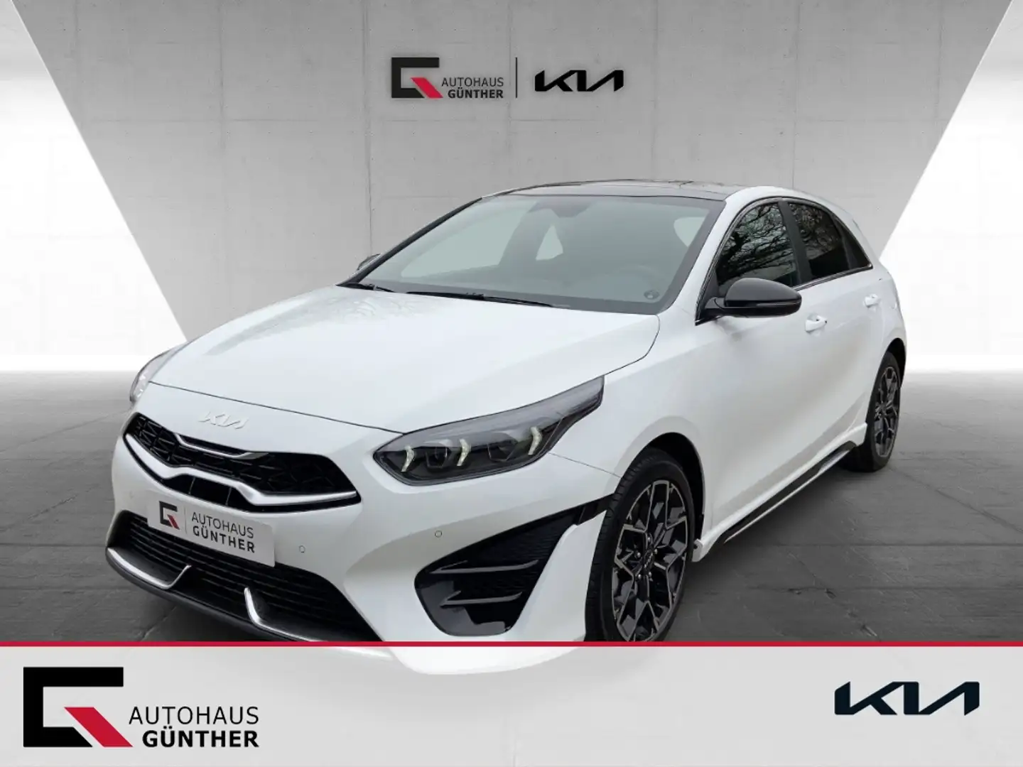 Kia Ceed / cee'd GT Line 1.5 T-GDI Leder Techn. Glasdach Bianco - 1