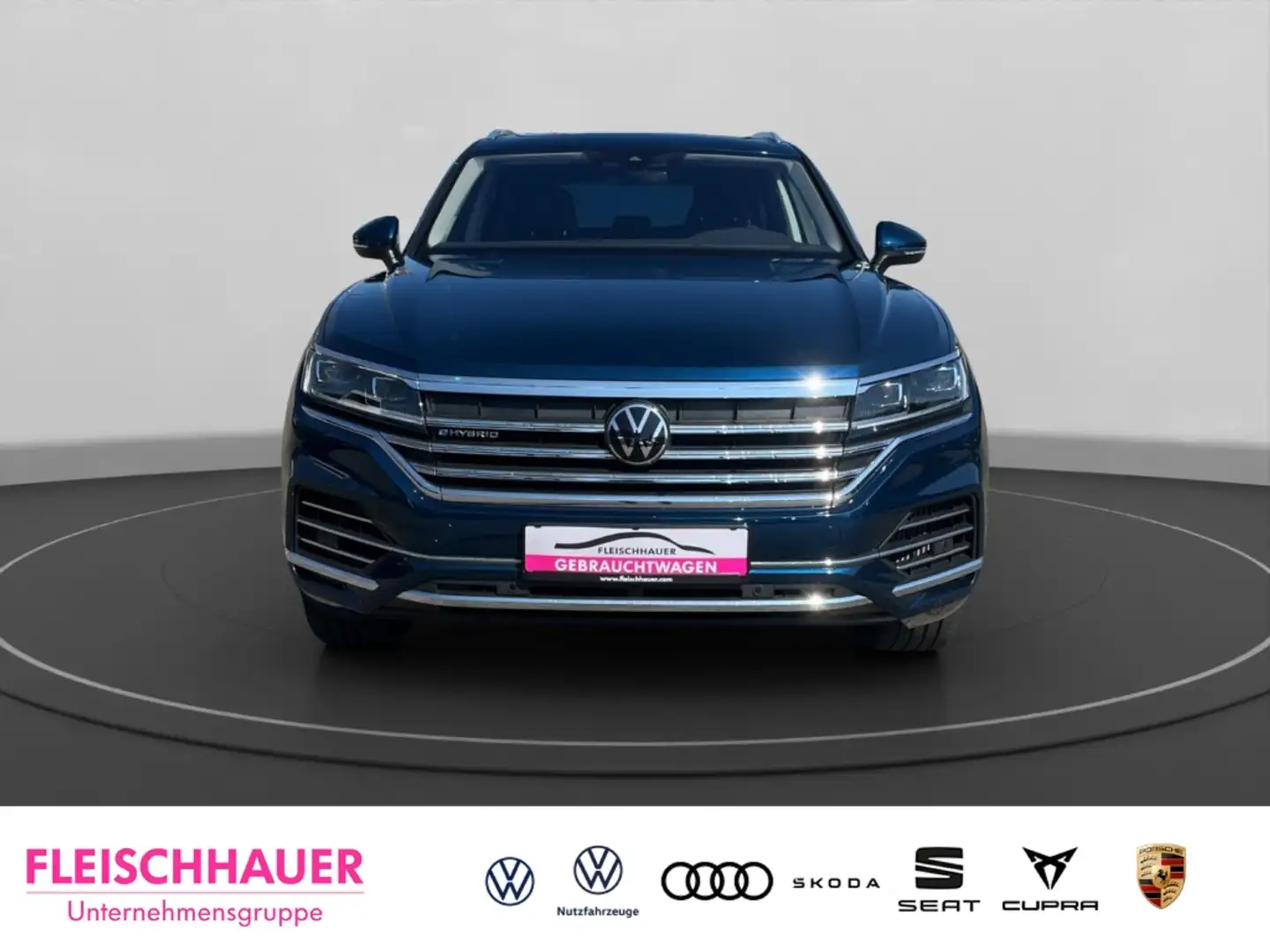 Volkswagen Touareg 3.0 TSI Elegance eHybrid Leder AHK Ergo-Sitz Blau - 2