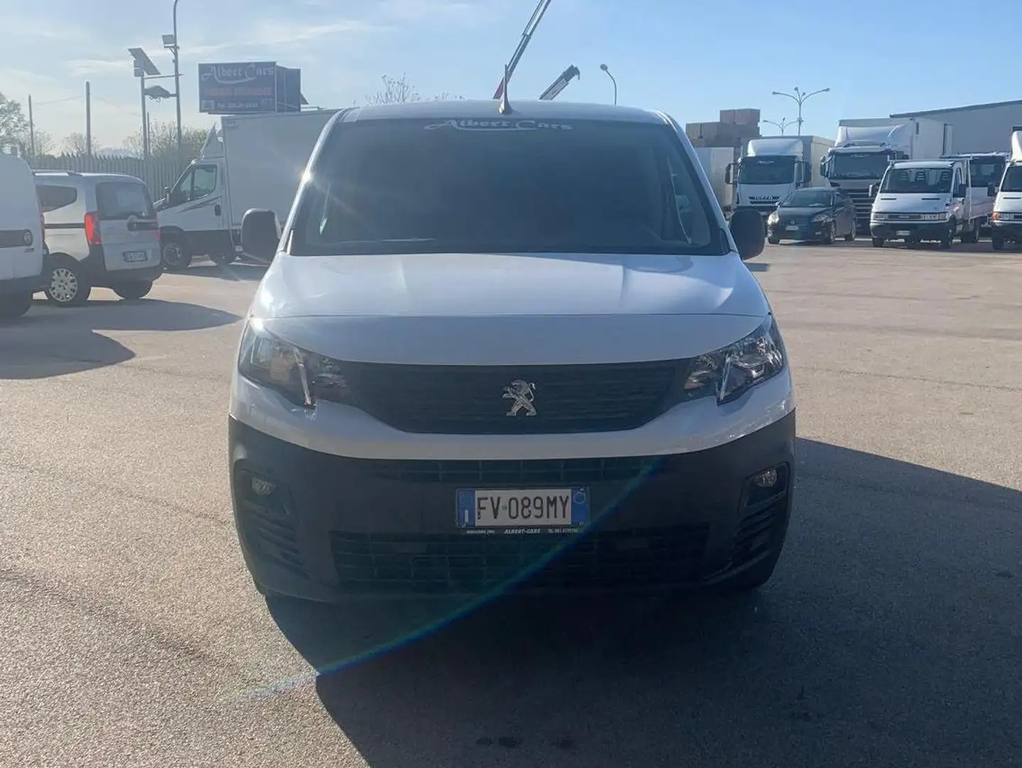 Peugeot partner furgone passo lungo 3 posti Bianco - 1
