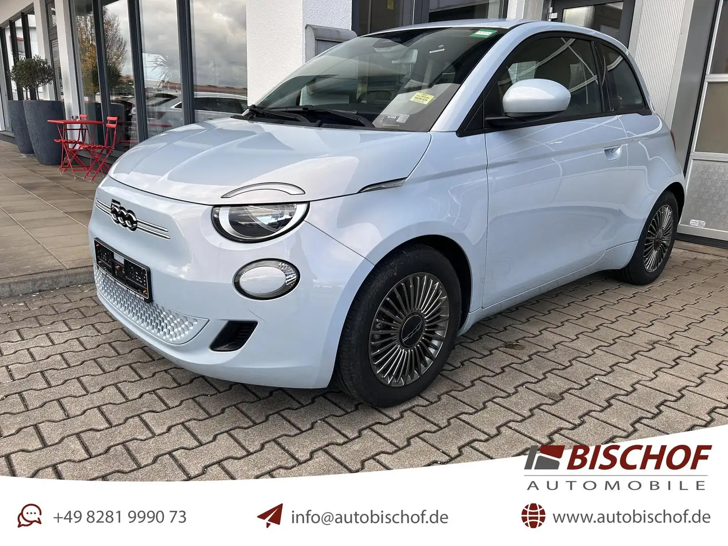 Fiat 500e 3+1 Icon Kamera SHZ Navi Alu 42kw/h Kamera Bleu - 1